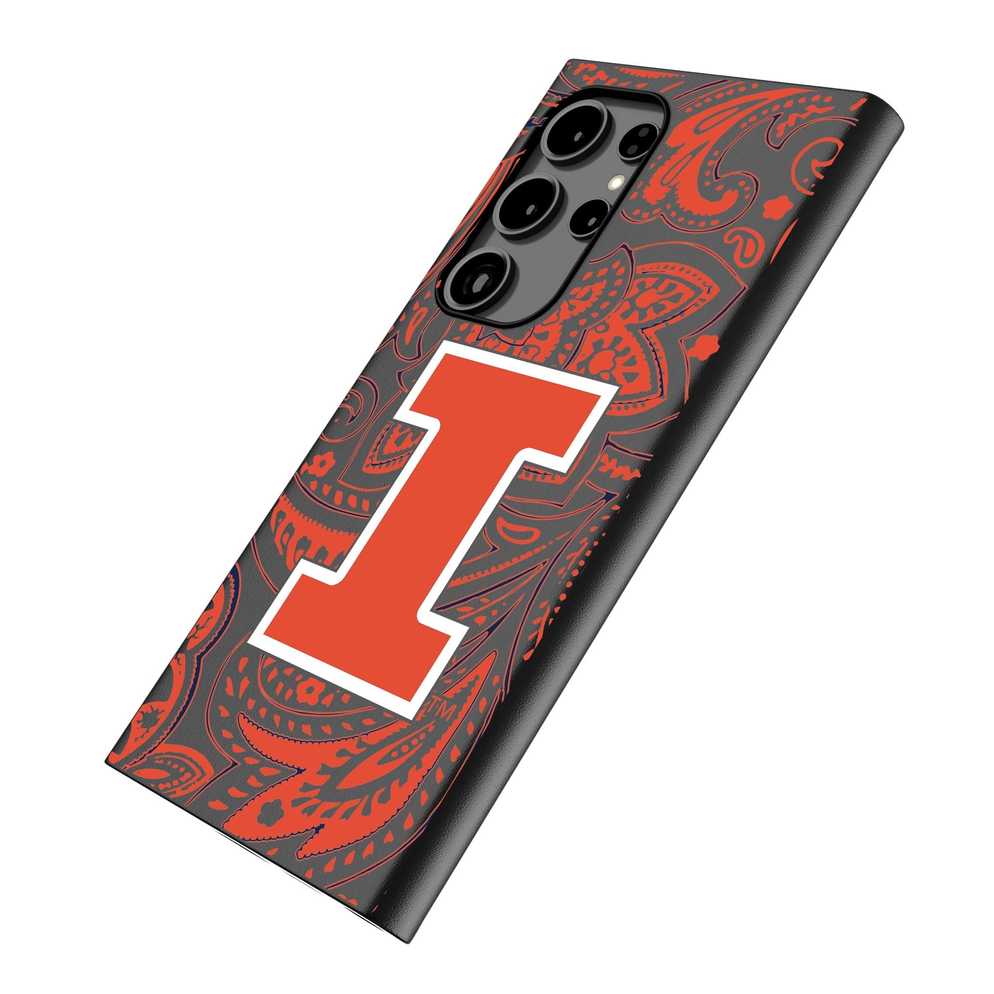 University of Illinois Fighting Illini Paisley MagSafe Compatible Phone Case for Samsung Galaxy 2