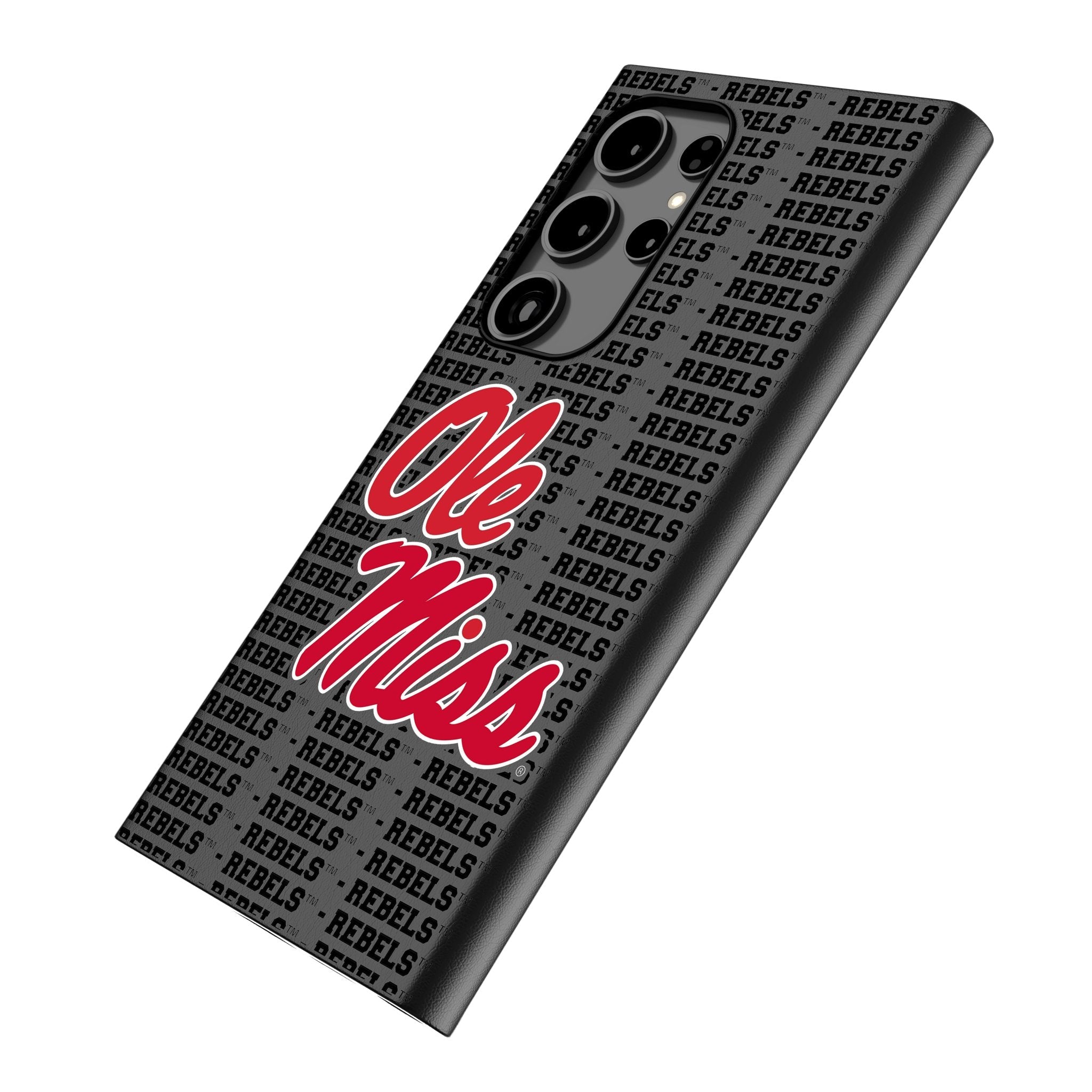 University of Mississippi Rebels Text Backdrop MagSafe Compatible Phone Case for Samsung Galaxy