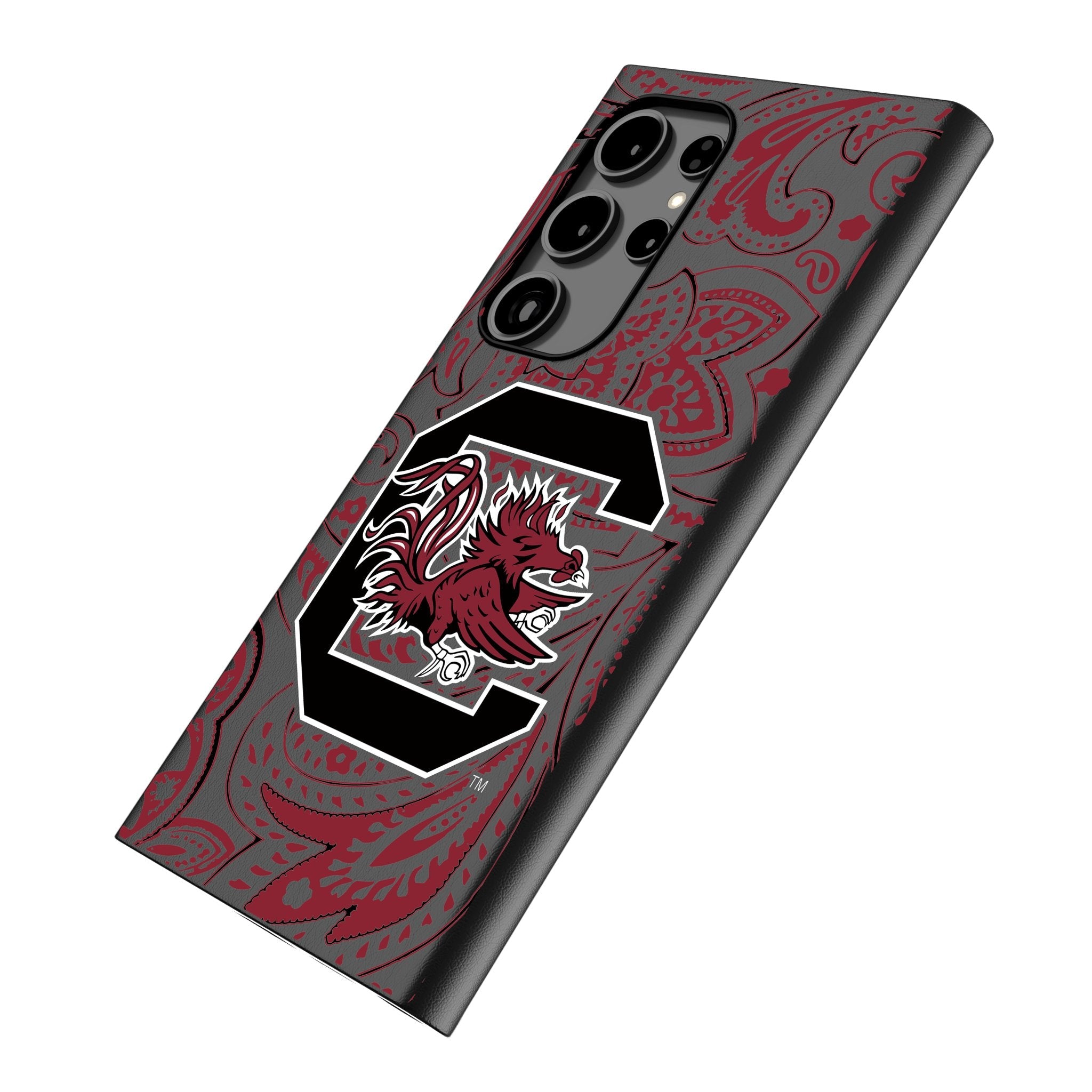 University of South Carolina Gamecocks Paisley MagSafe Compatible Phone Case for Samsung Galaxy