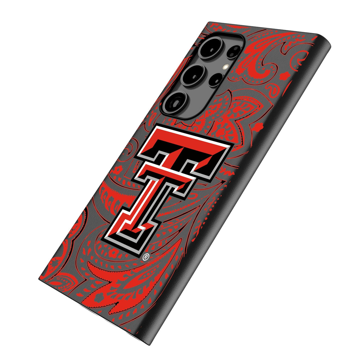 Texas Tech Red Raiders Paisley MagSafe Compatible Phone Case for Samsung Galaxy