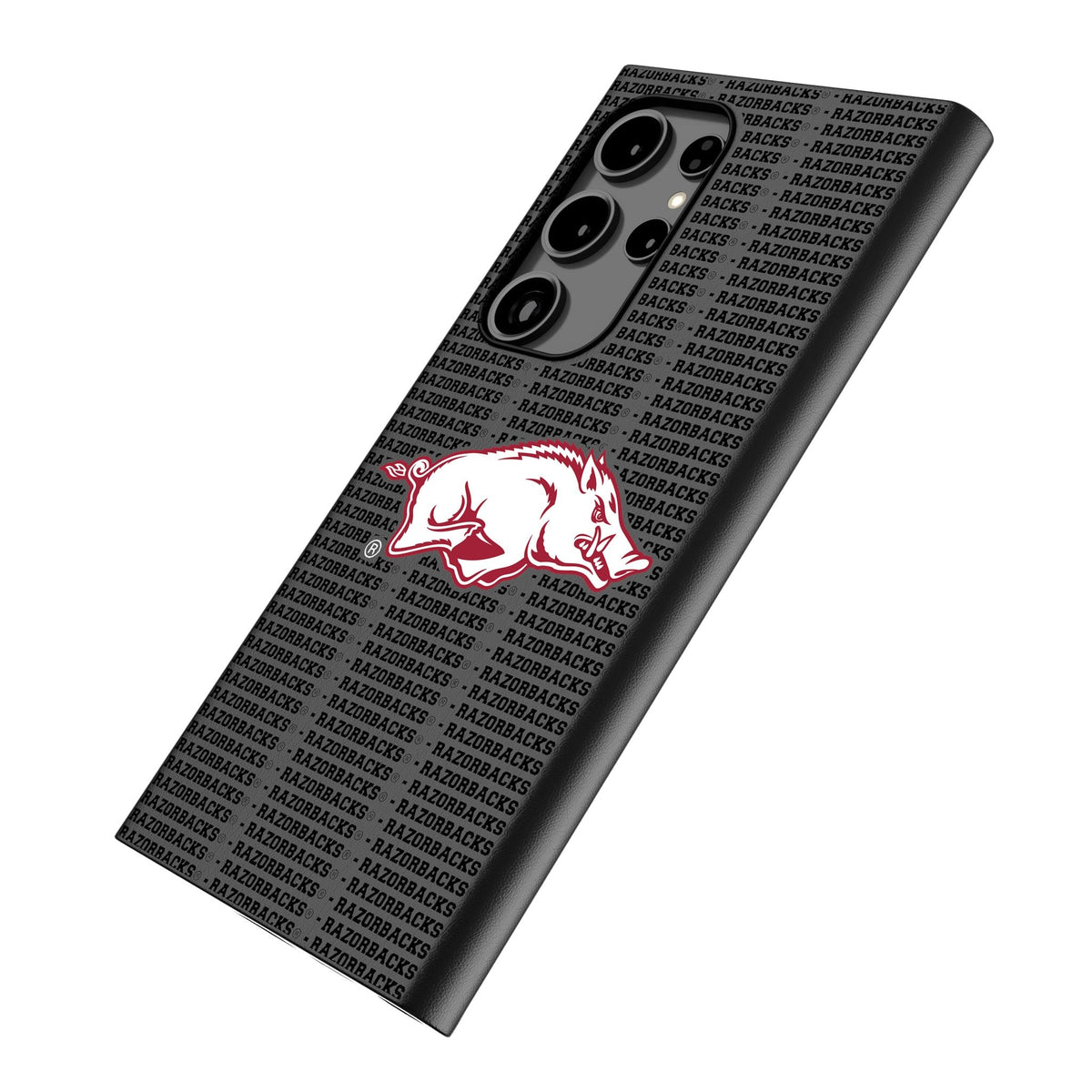 University of Arkansas Fayetteville Razorbacks Text Backdrop MagSafe Compatible Phone Case for Samsung Galaxy 2
