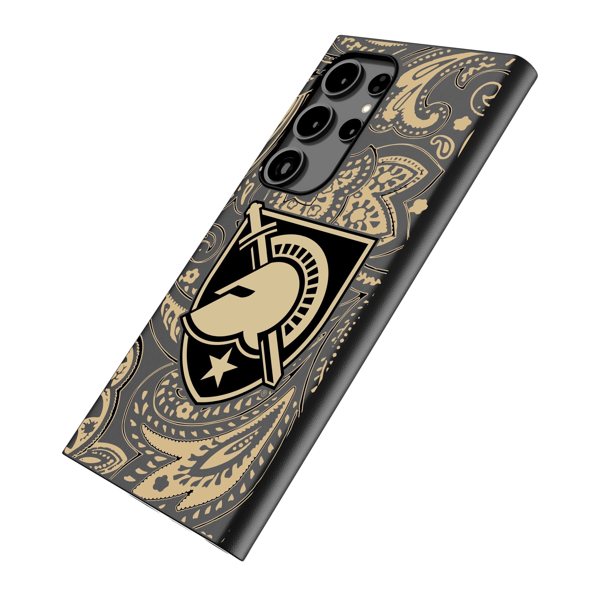 United States Military Academy Black Knights Paisley MagSafe Compatible Phone Case for Samsung Galaxy 2