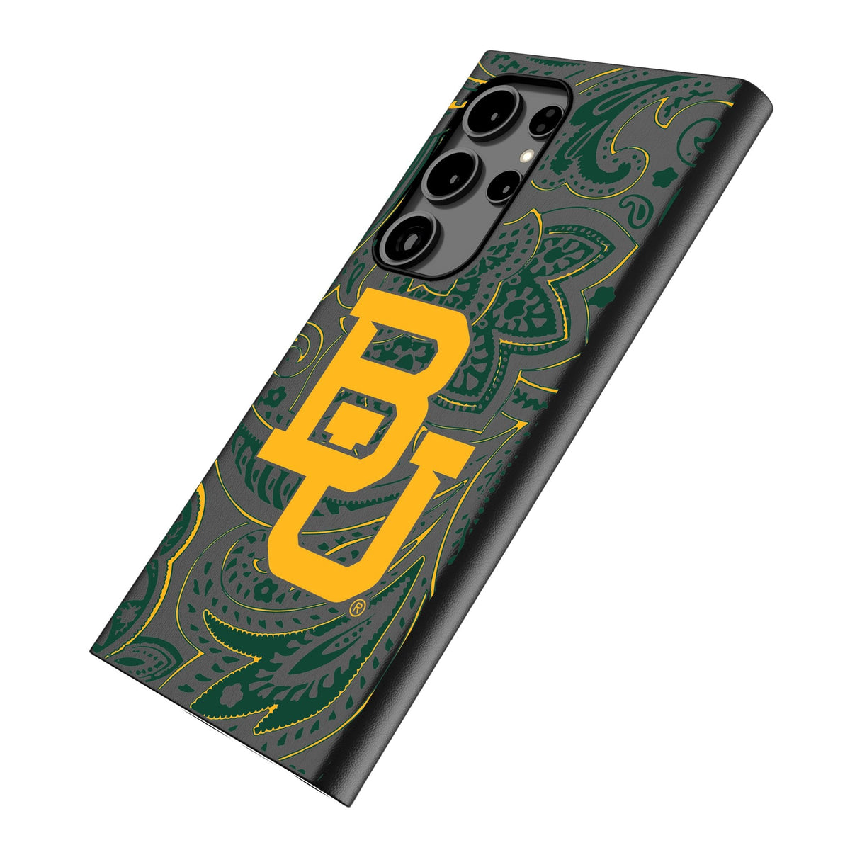 Baylor University Bears Paisley MagSafe Compatible Phone Case for Samsung Galaxy