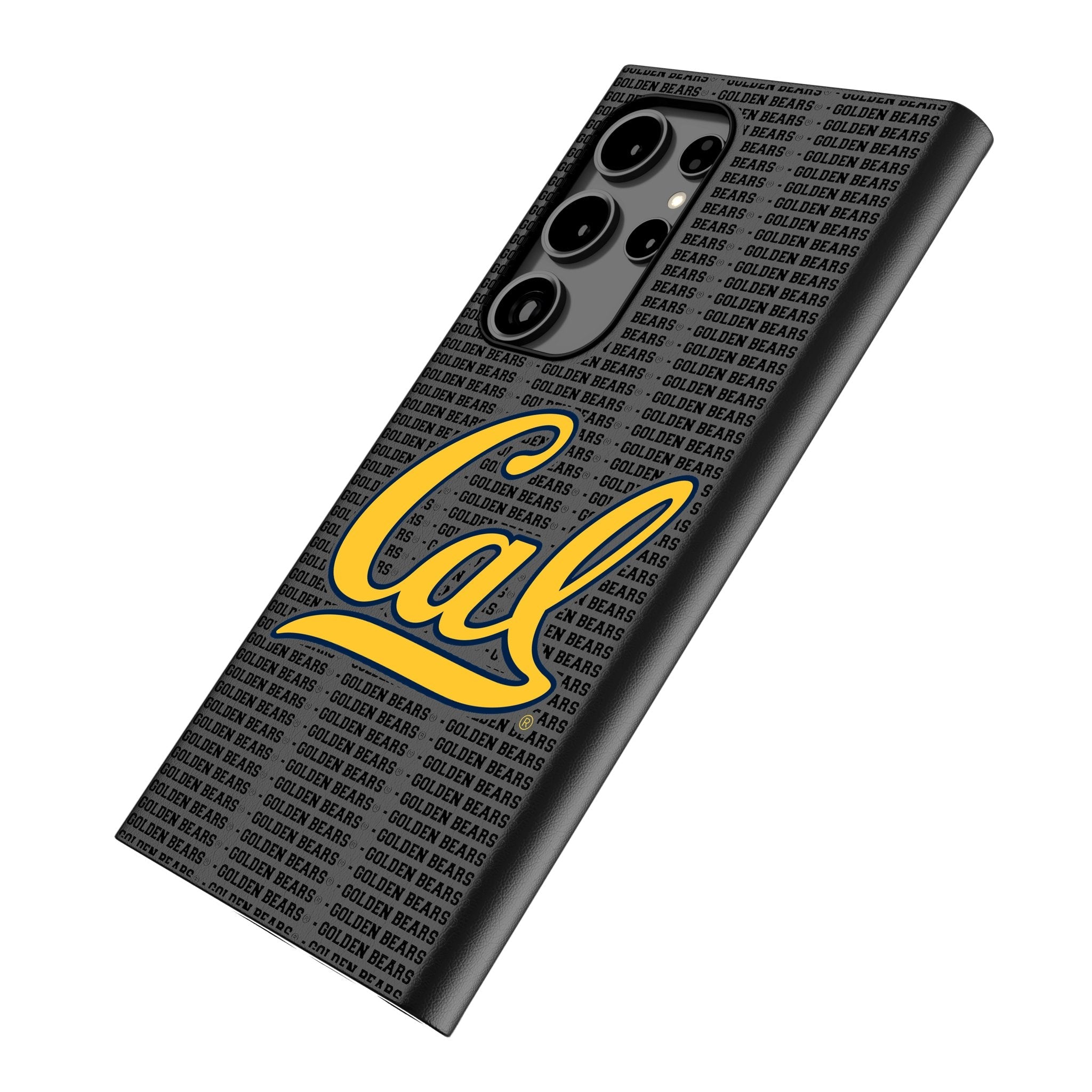 University of California Berkeley Golden Bears Text Backdrop MagSafe Compatible Phone Case for Samsung Galaxy