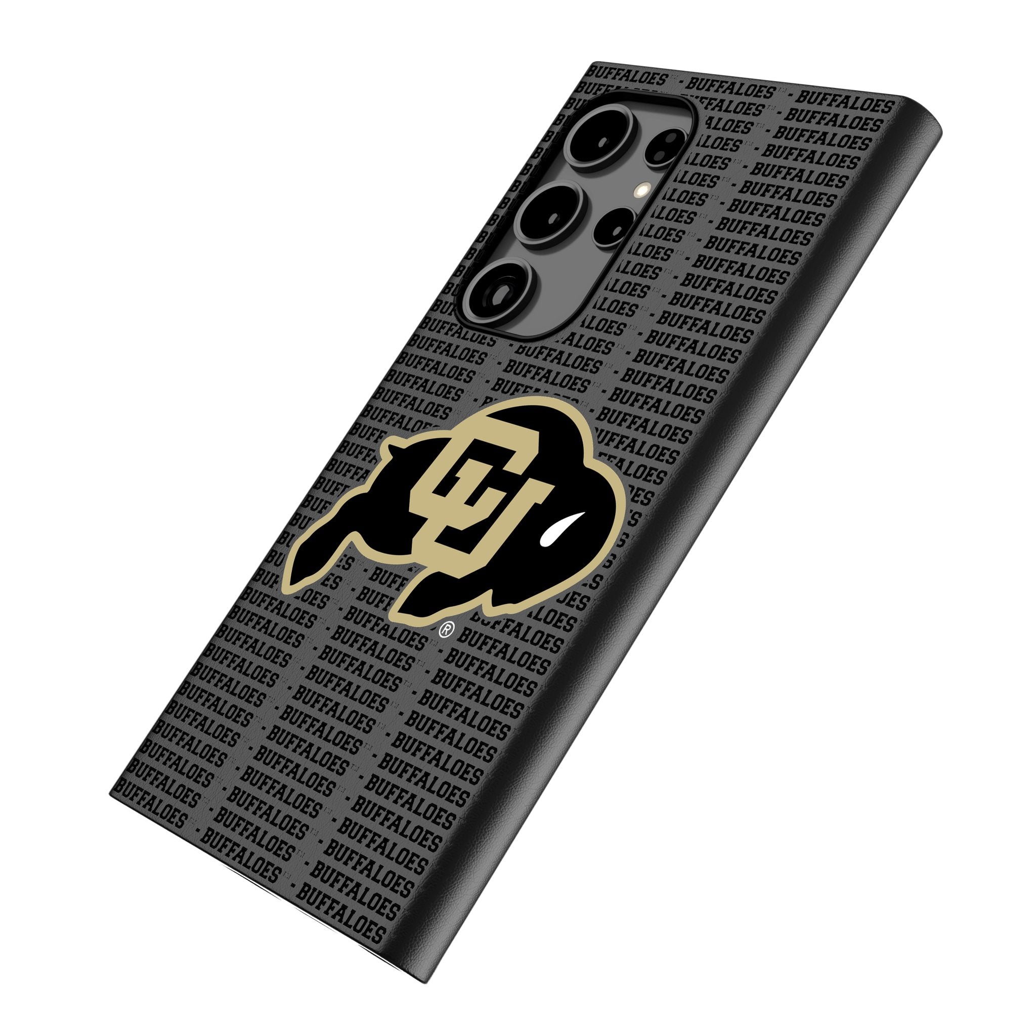 University of Colorado Buffaloes Text Backdrop MagSafe Compatible Phone Case for Samsung Galaxy 2