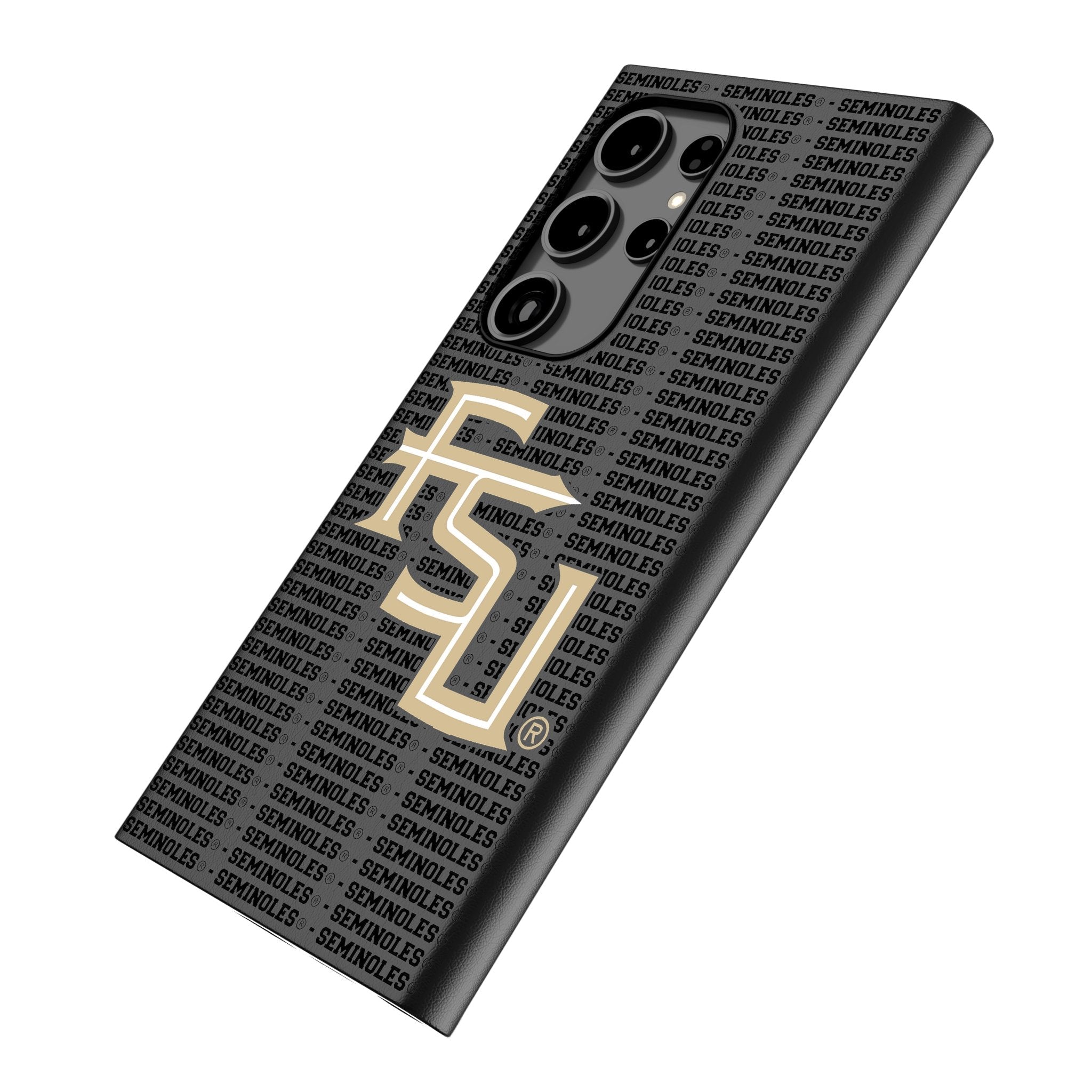 Florida State University Seminoles Athletic Wordmark Text Backdrop MagSafe Compatible Phone Case for Samsung Galaxy 2