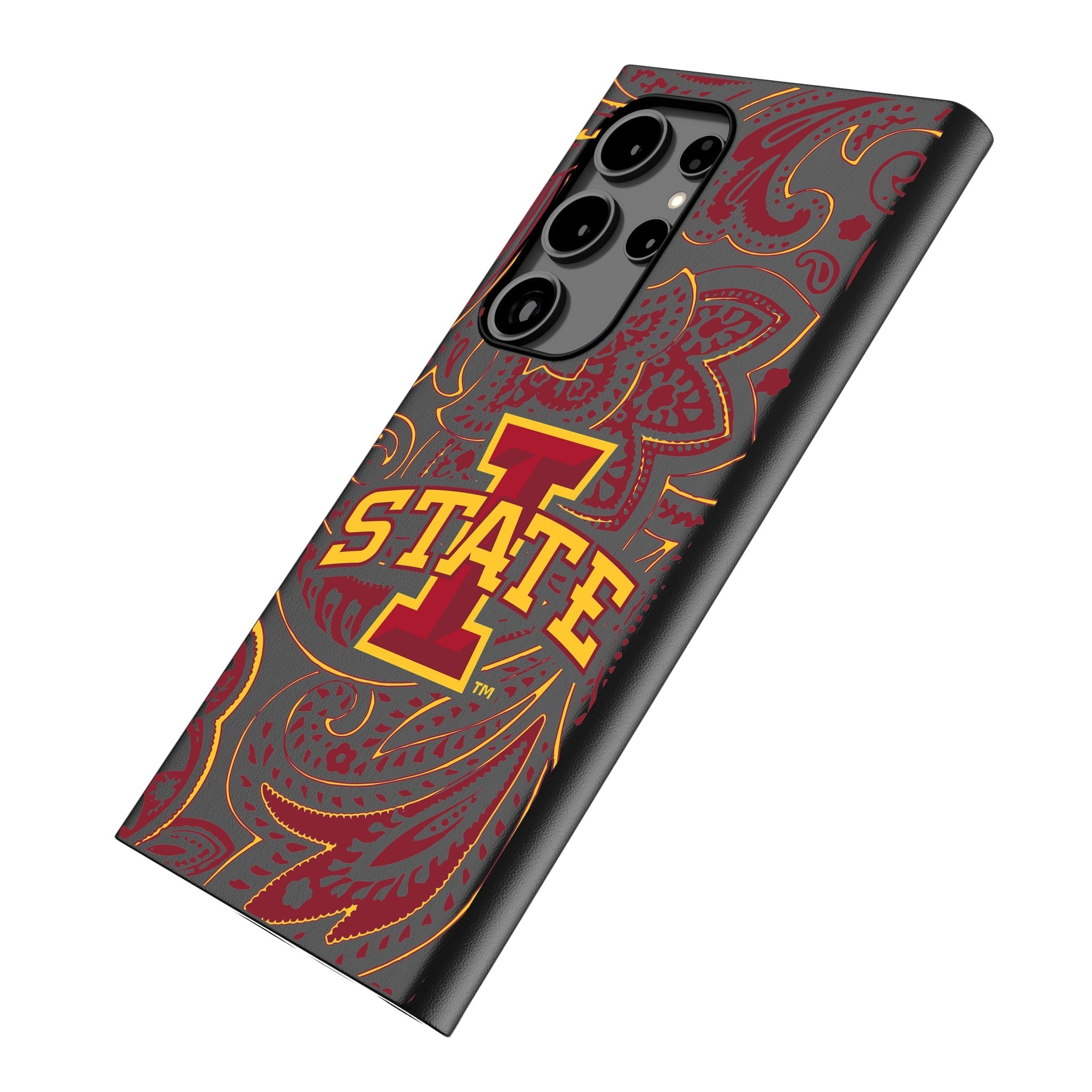 Iowa State University Cyclones Paisley MagSafe Compatible Phone Case for Samsung Galaxy 2