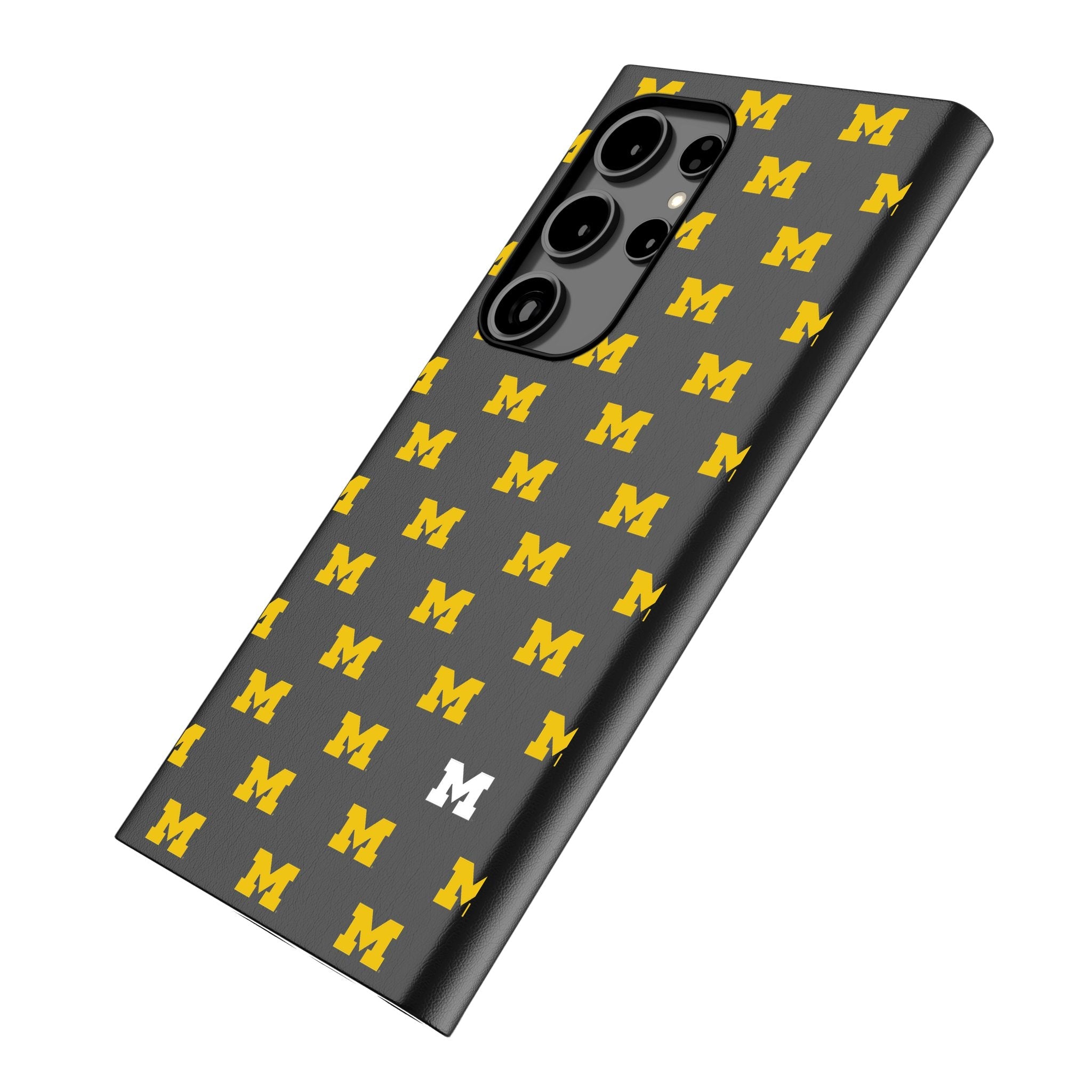 University of Michigan Wolverines Fashion Pattern MagSafe Compatible Phone Case for Samsung Galaxy