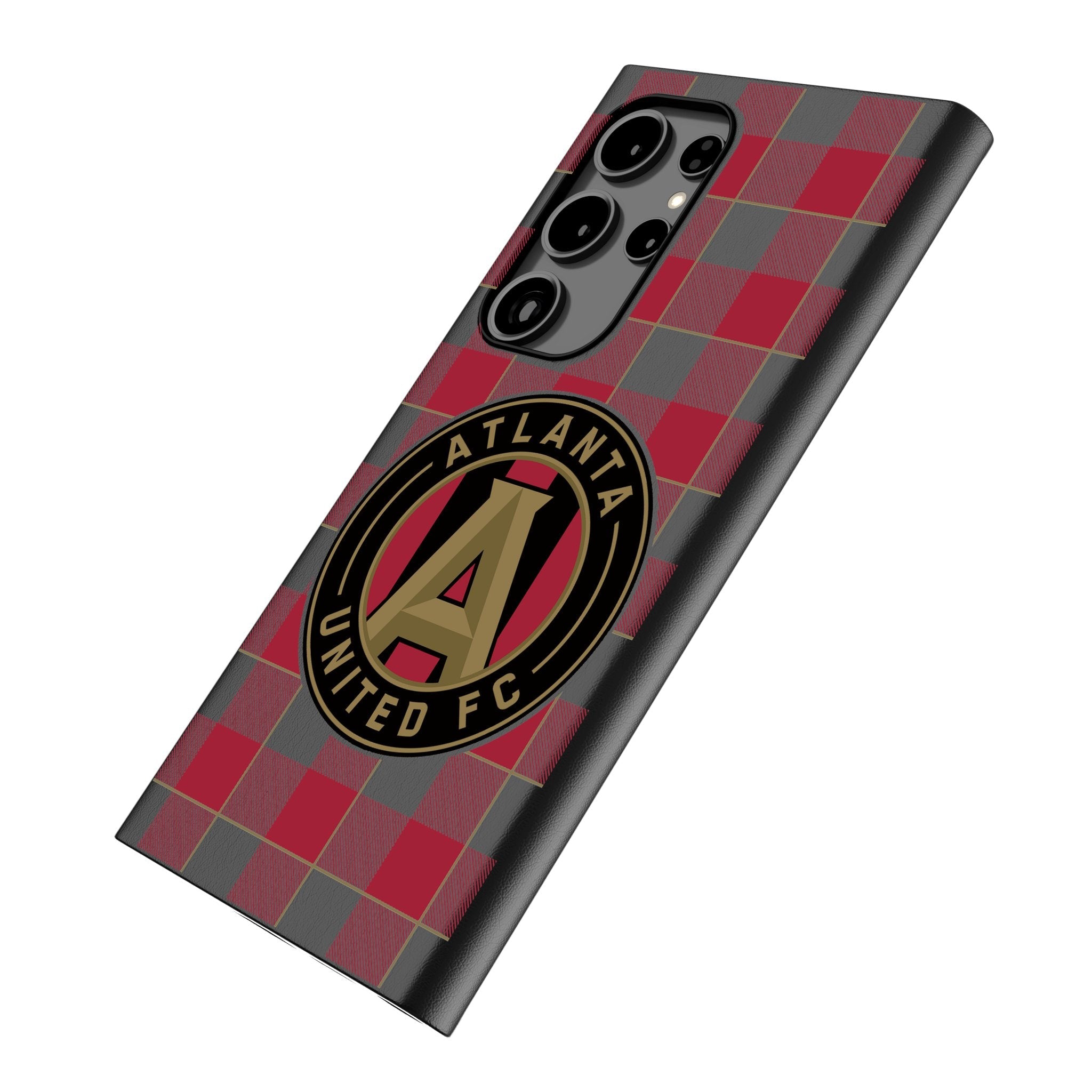 Atlanta United FC Plaid MagSafe Compatible Phone Case for Samsung Galaxy