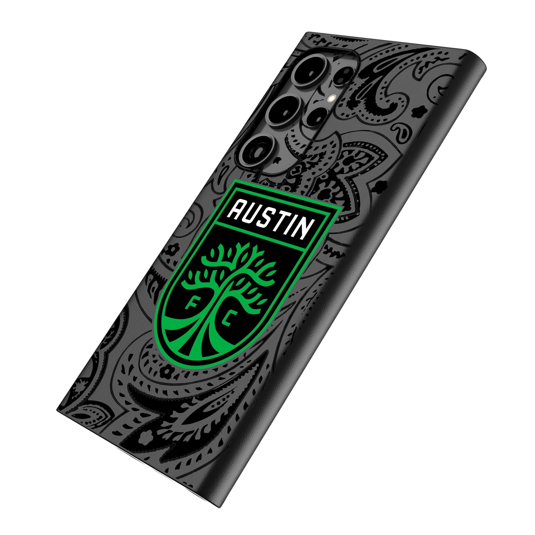 Austin FC Paisley MagSafe Compatible Phone Case for Samsung Galaxy
