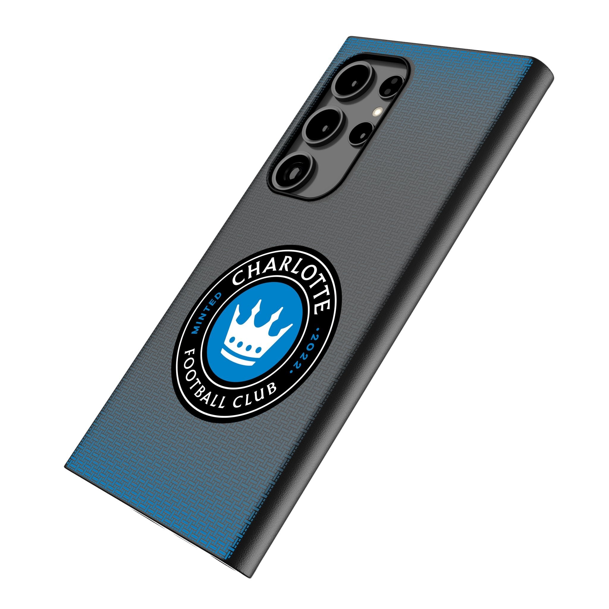 Charlotte FC Linen MagSafe Compatible Phone Case for Samsung Galaxy