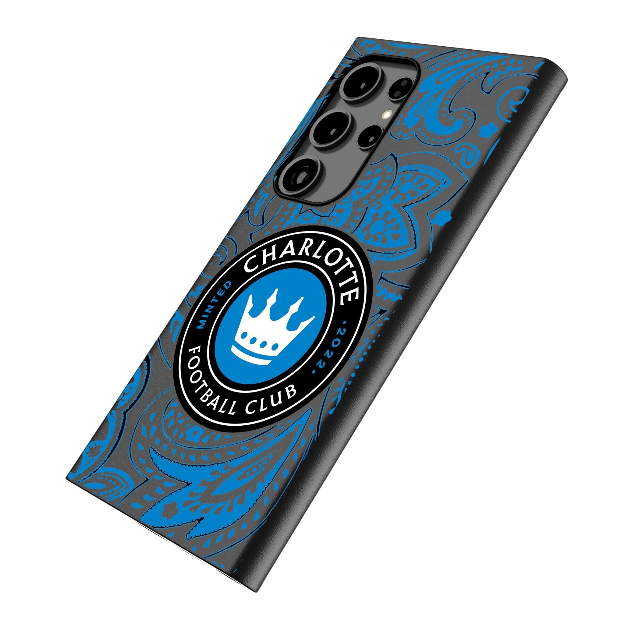 Charlotte FC Paisley MagSafe Compatible Phone Case for Samsung Galaxy 2