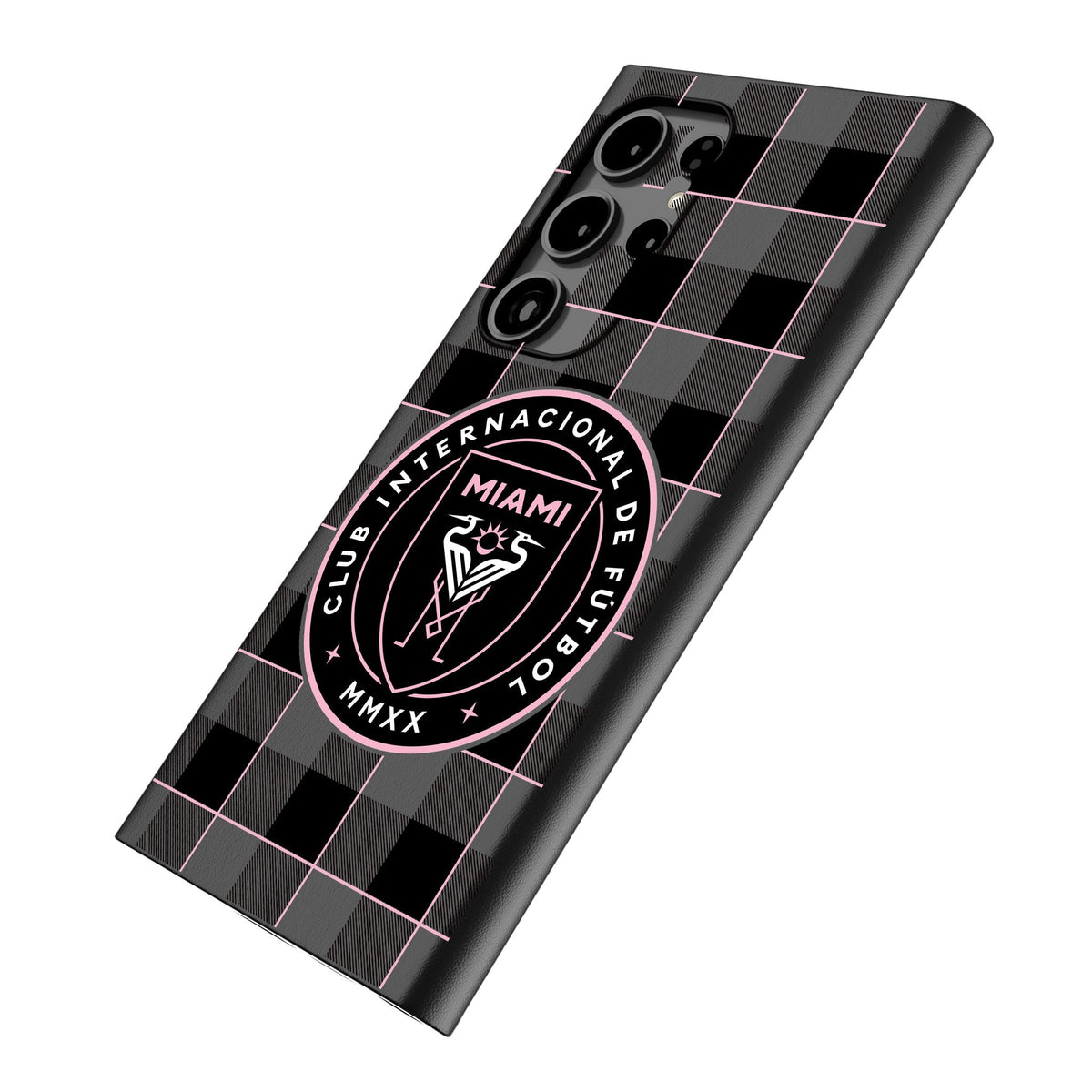 Inter Miami CF Plaid MagSafe Compatible Phone Case for Samsung Galaxy 2