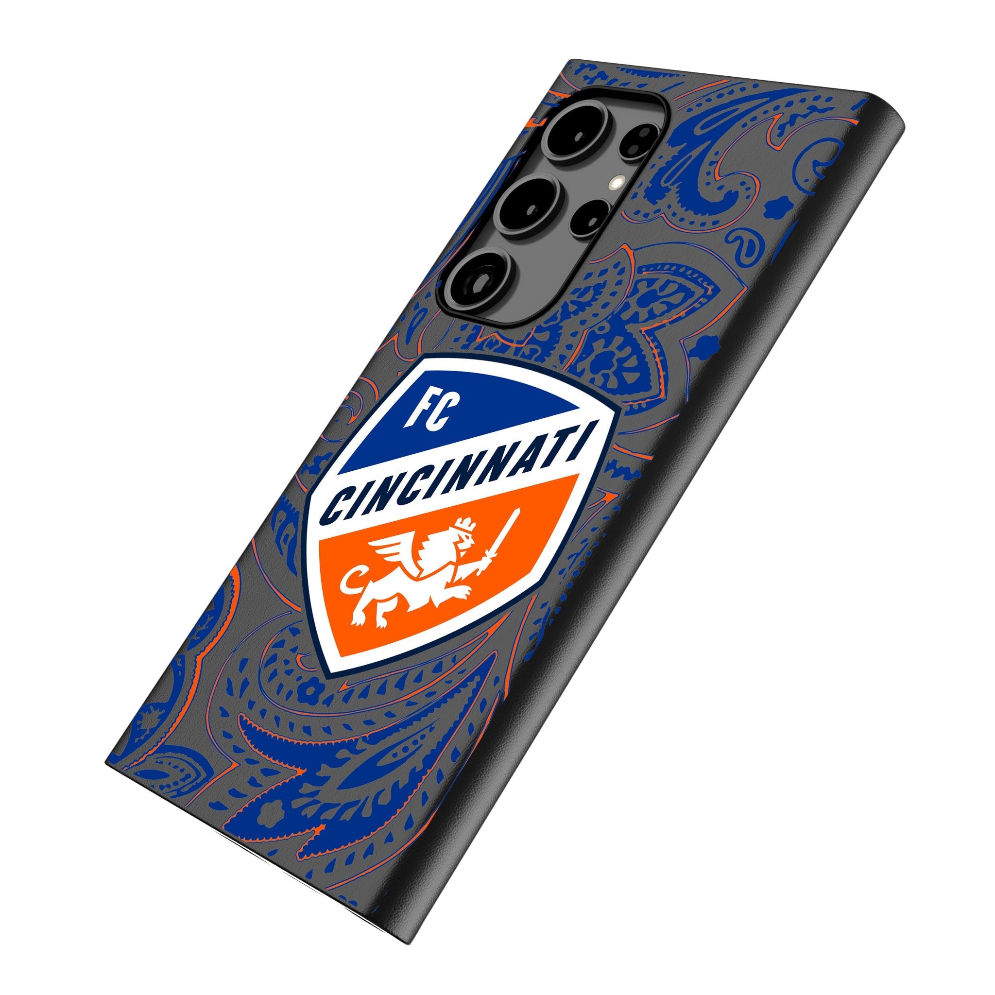 FC Cincinnati Paisley MagSafe Compatible Phone Case for Samsung Galaxy