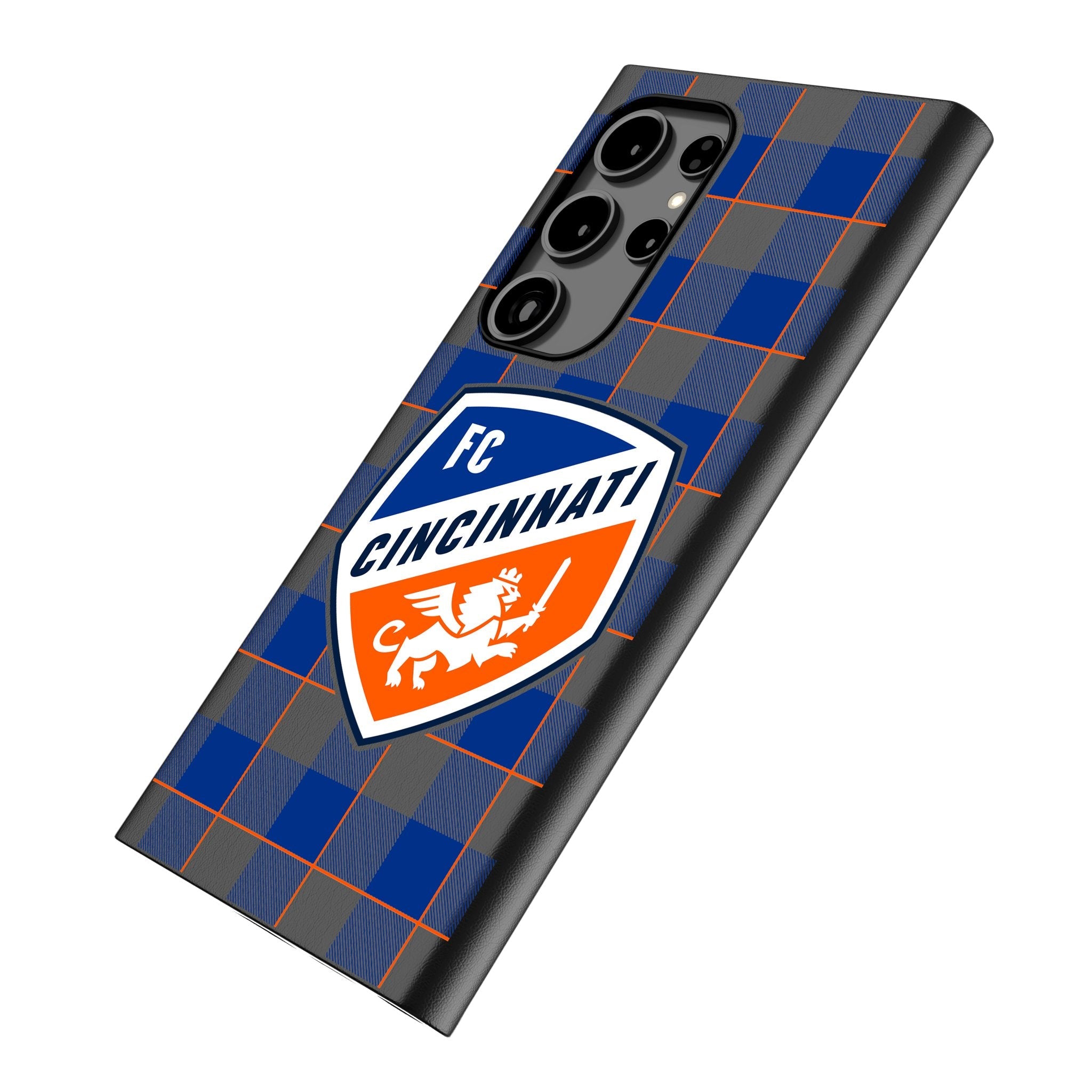 FC Cincinnati Plaid MagSafe Compatible Phone Case for Samsung Galaxy