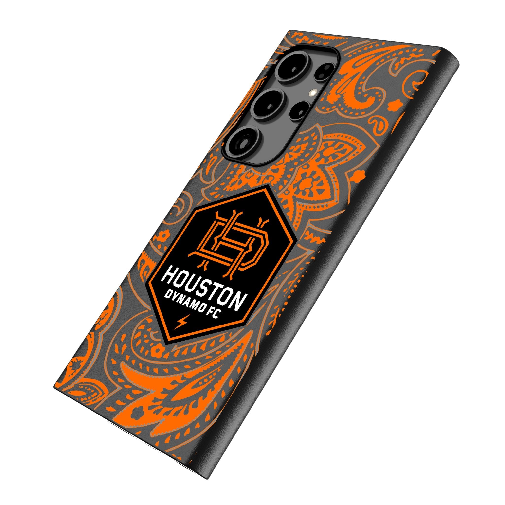 Houston Dynamo Paisley MagSafe Compatible Phone Case for Samsung Galaxy