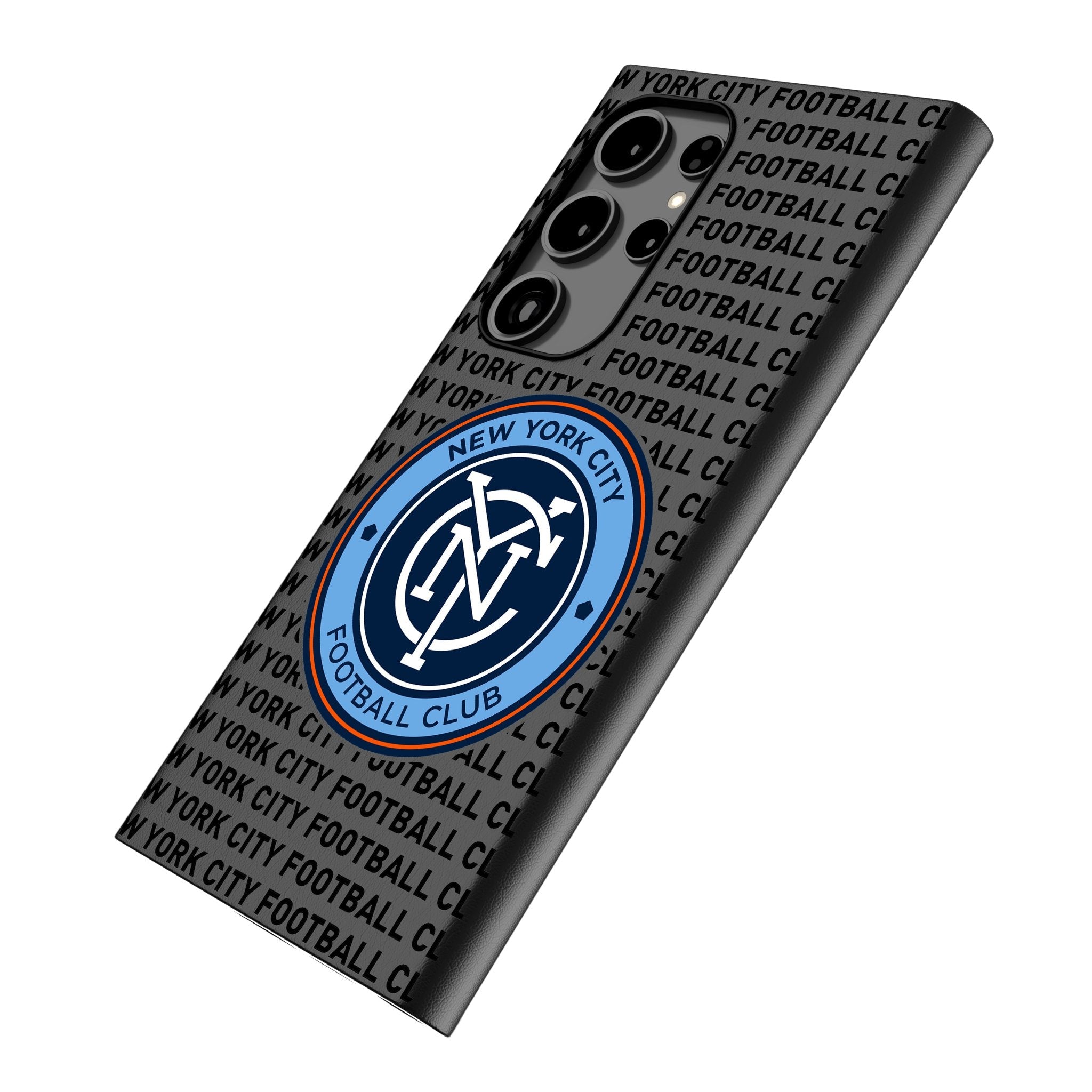 New York City FC Text Backdrop MagSafe Compatible Phone Case for Samsung Galaxy