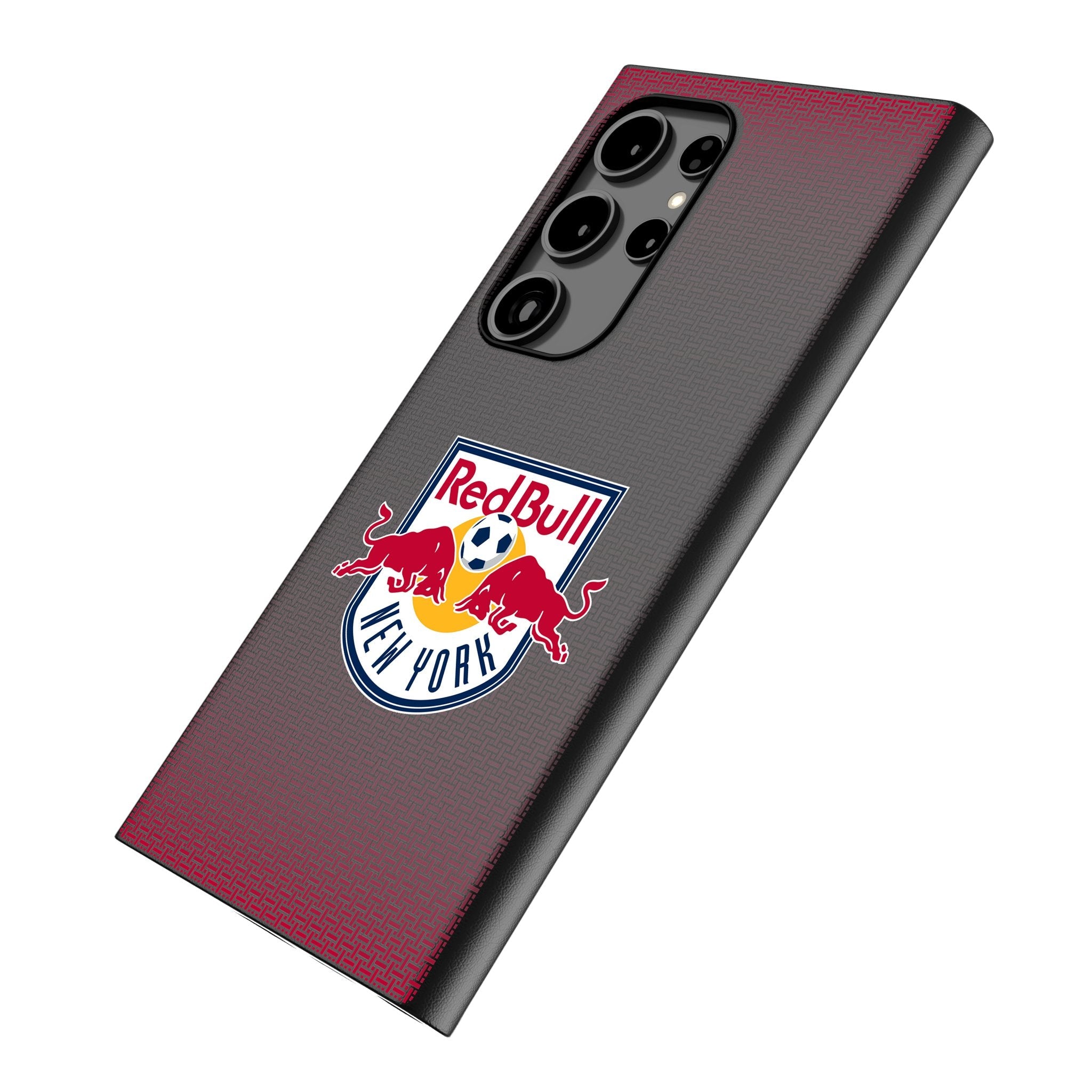 New York Red Bulls Linen MagSafe Compatible Phone Case for Samsung Galaxy