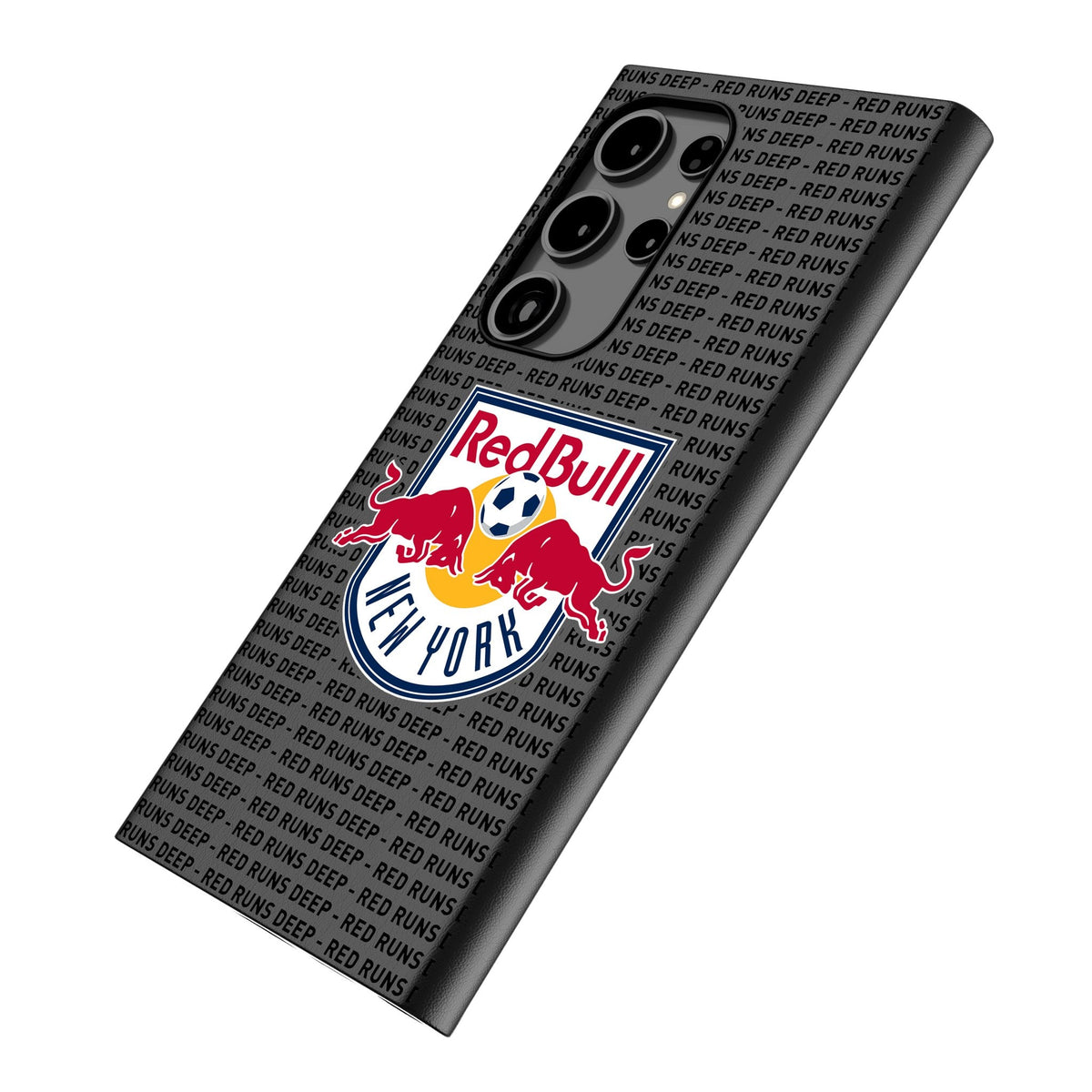 New York Red Bulls Text Backdrop MagSafe Compatible Phone Case for Samsung Galaxy