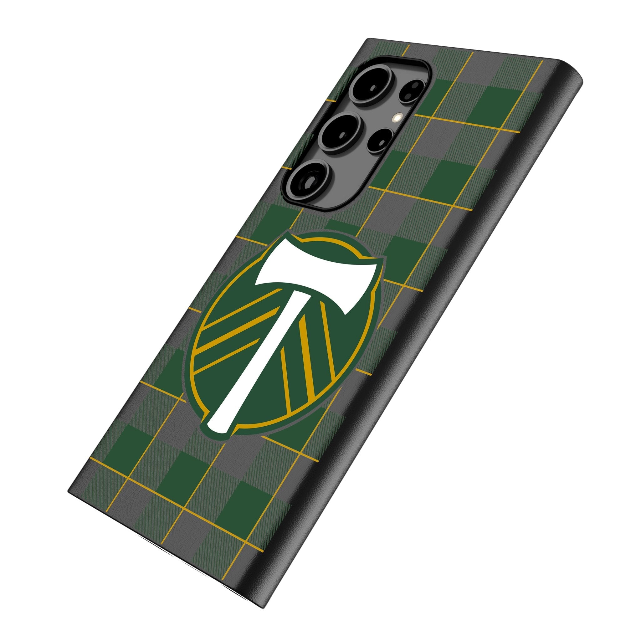 Portland Timbers Plaid MagSafe Compatible Phone Case for Samsung Galaxy