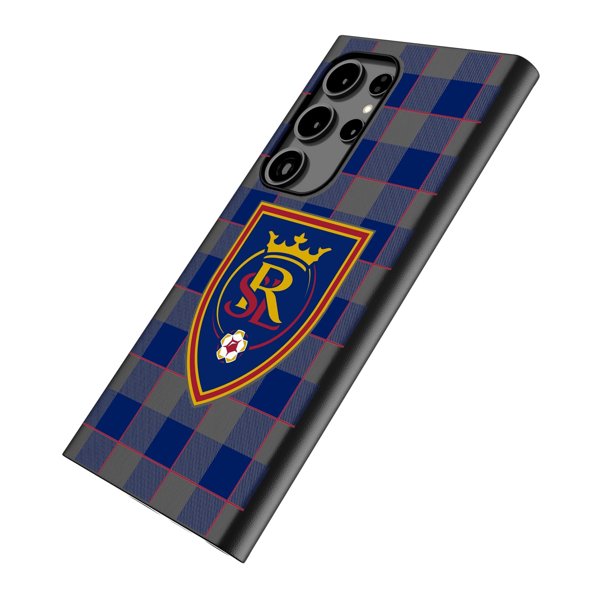 Real Salt Lake Plaid MagSafe Compatible Phone Case for Samsung Galaxy