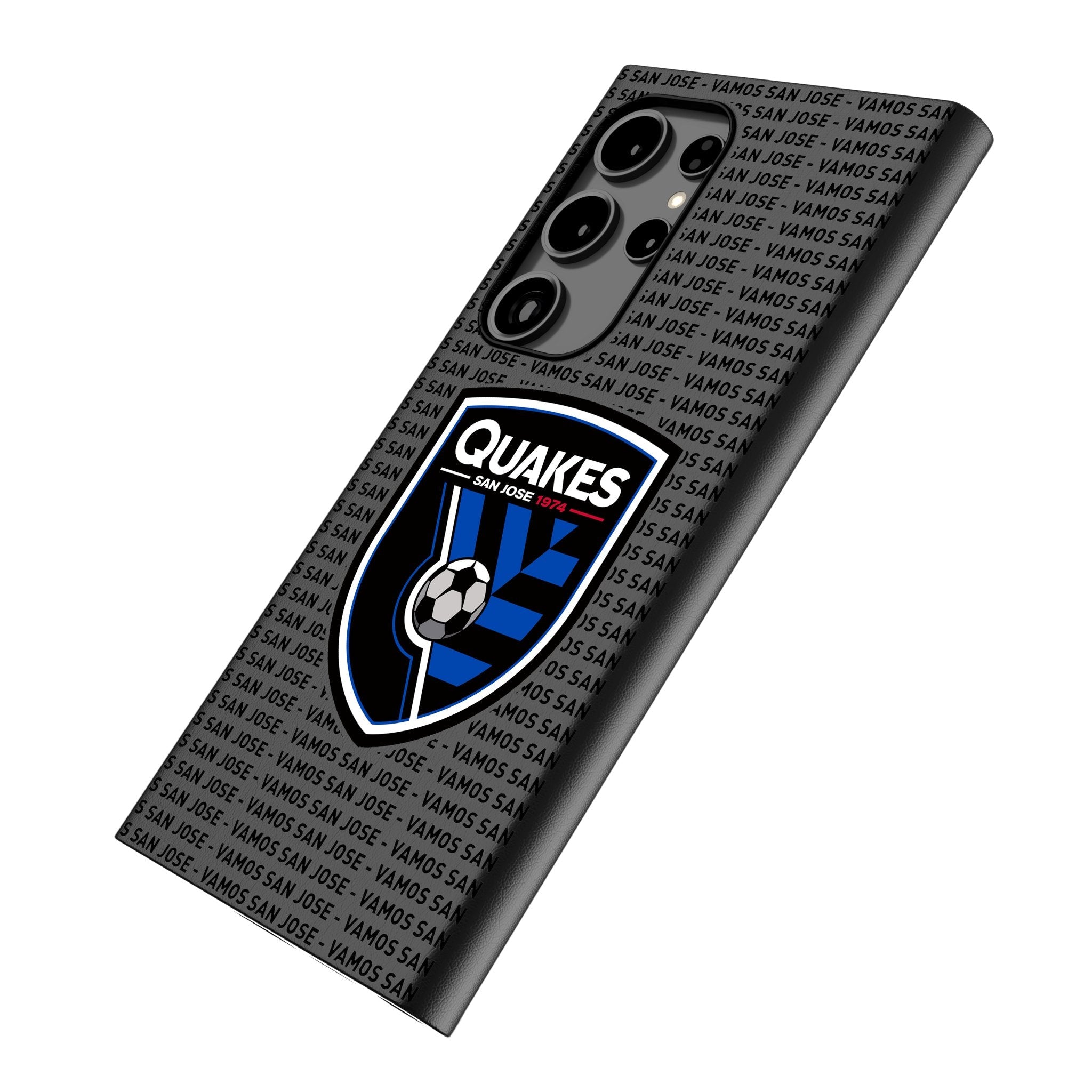 San Jose Earthquakes Text Backdrop MagSafe Compatible Phone Case for Samsung Galaxy