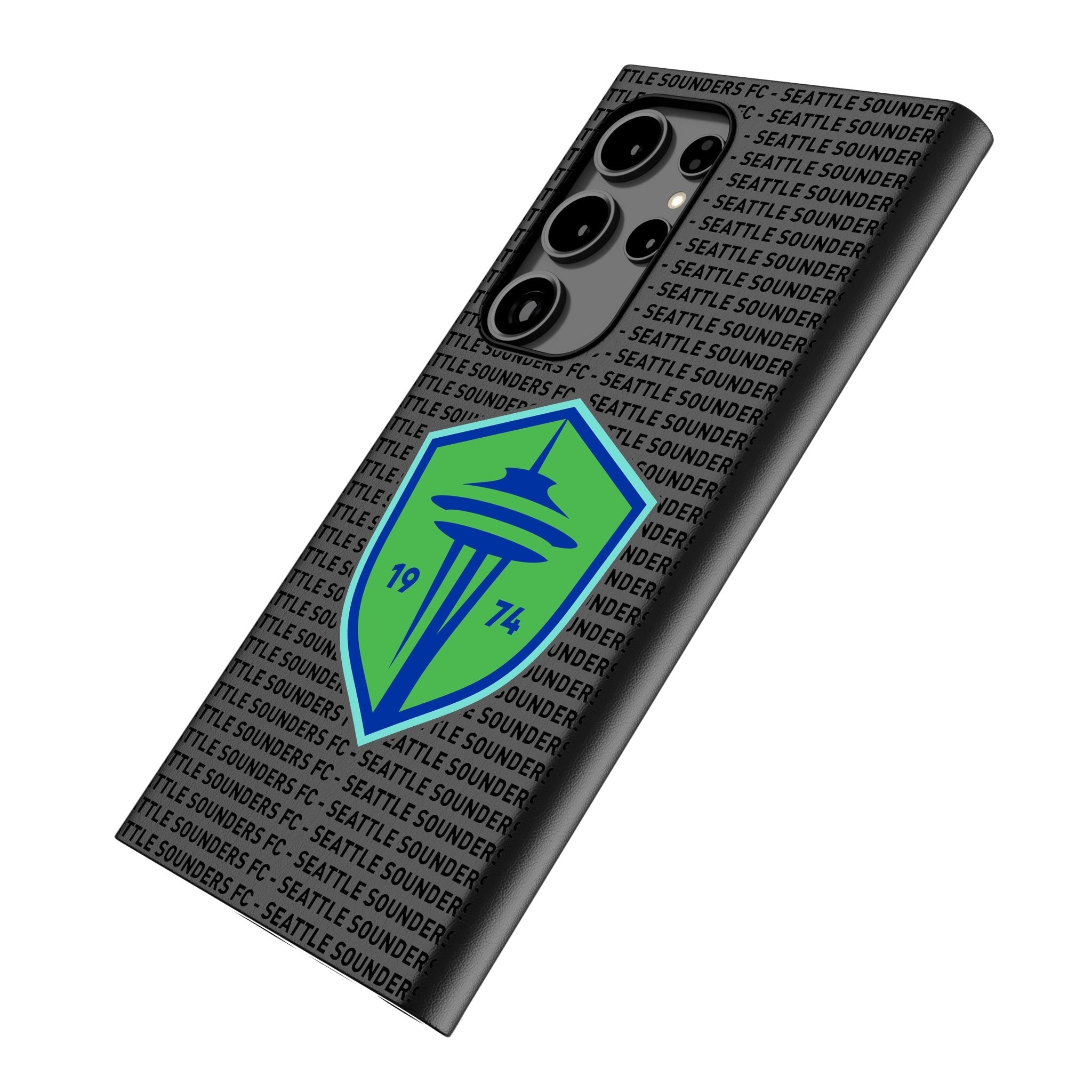 Seattle Sounders FC Text Backdrop MagSafe Compatible Phone Case for Samsung Galaxy