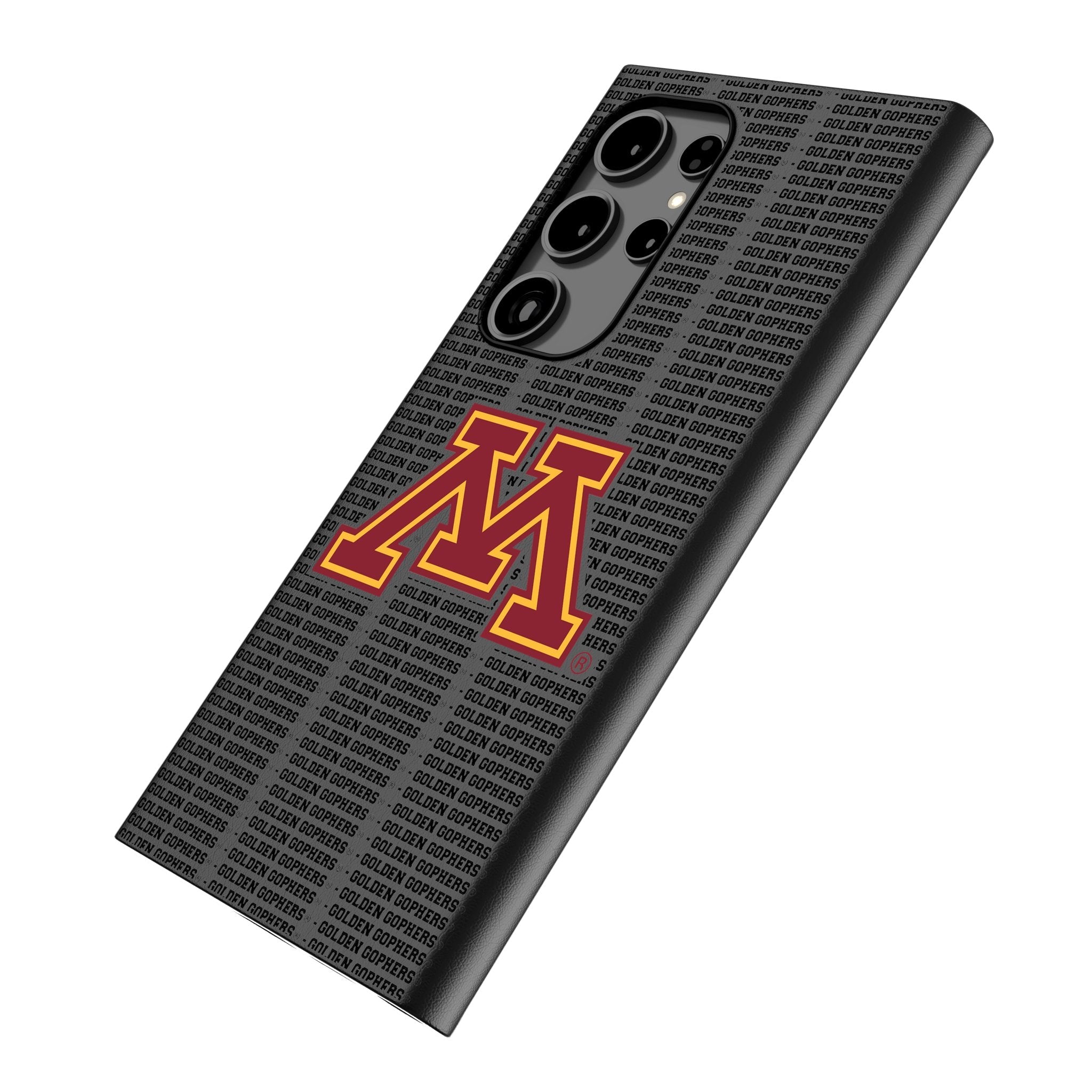 University of Minnesota Golden Gophers Text Backdrop MagSafe Compatible Phone Case for Samsung Galaxy 2