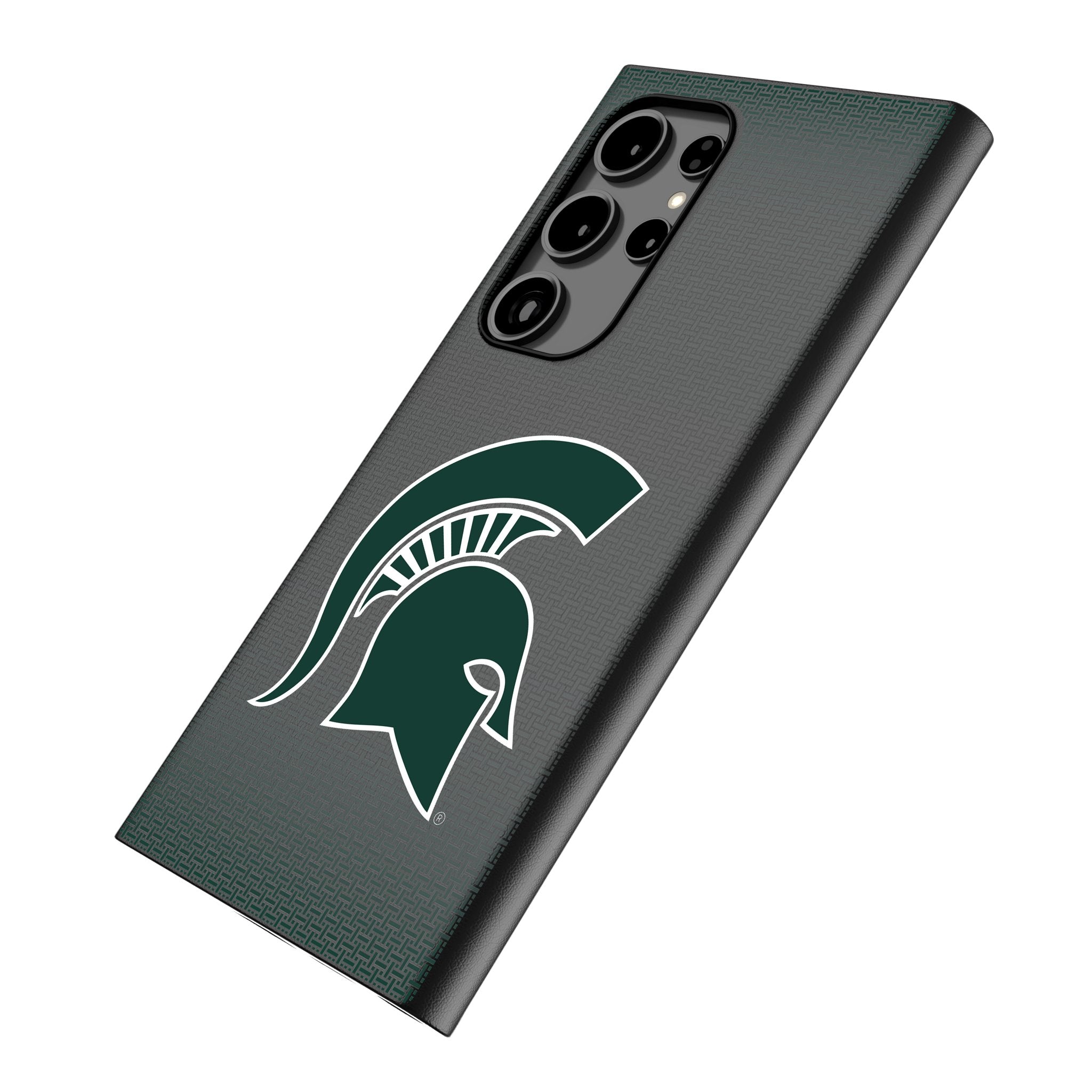 Michigan State University Spartans Linen MagSafe Compatible Phone Case for Samsung Galaxy