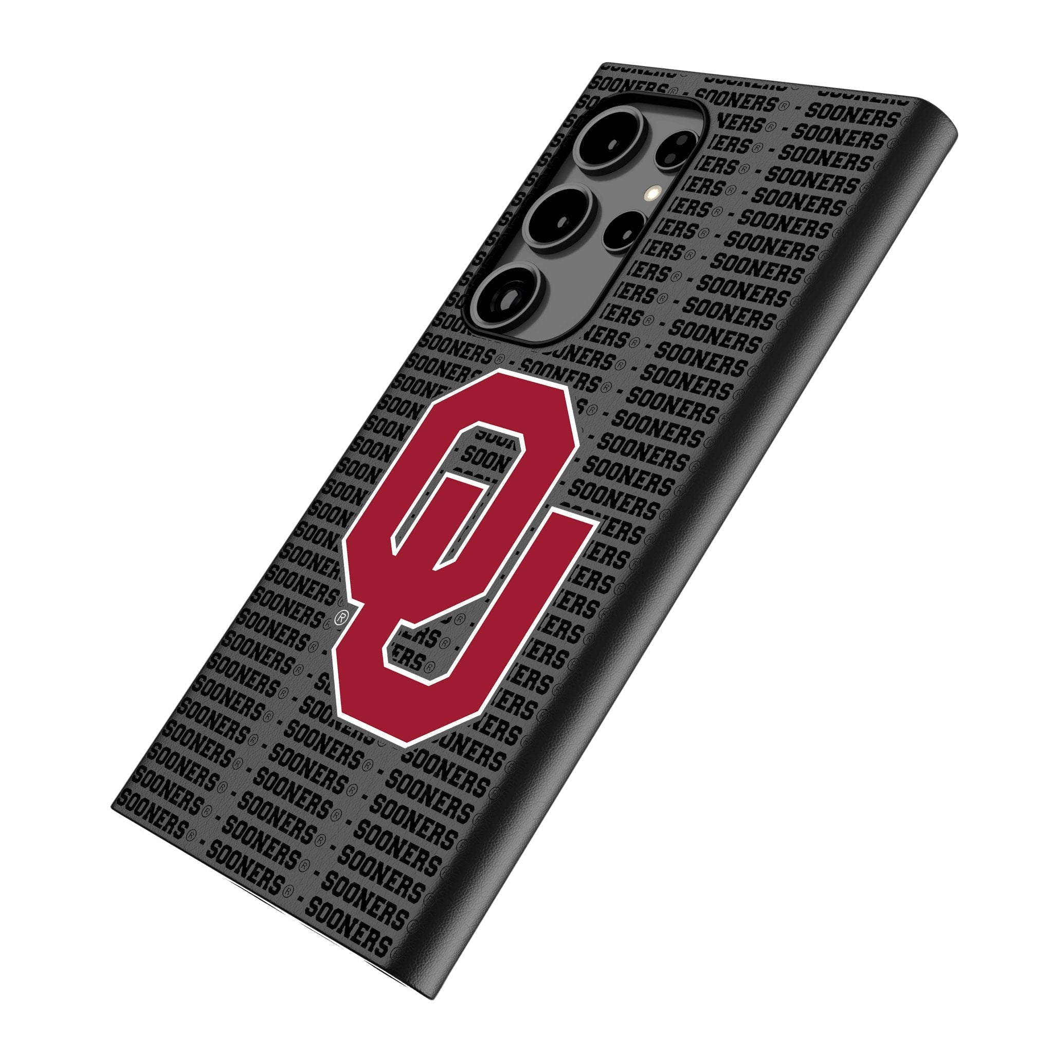 University of Oklahoma Sooners Text Backdrop MagSafe Compatible Phone Case for Samsung Galaxy 2