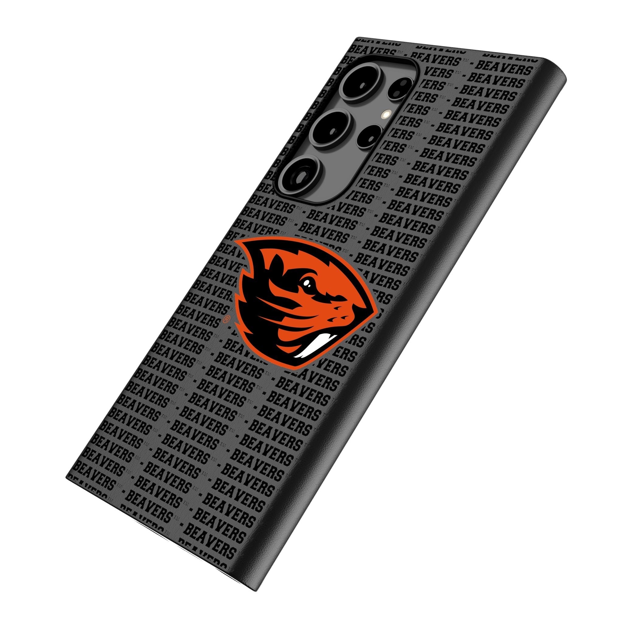 Oregon State University Beavers Text Backdrop MagSafe Compatible Phone Case for Samsung Galaxy 2