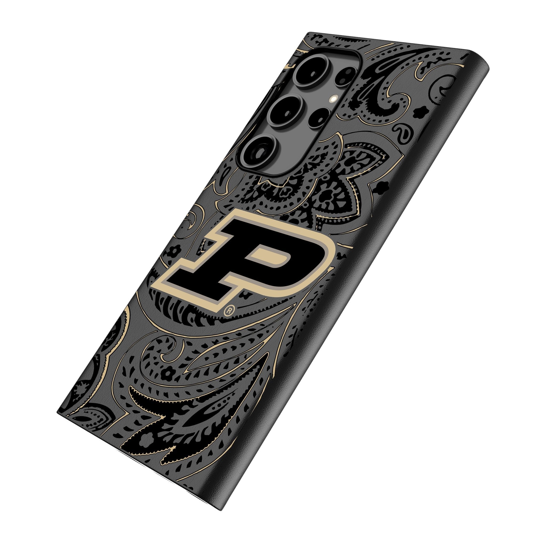 Purdue University Boilermakers Paisley MagSafe Compatible Phone Case for Samsung Galaxy 2