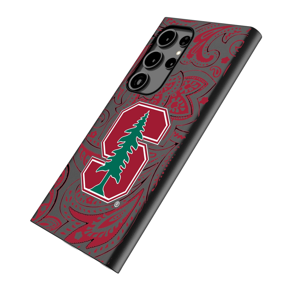 Stanford University Cardinal Paisley MagSafe Compatible Phone Case for Samsung Galaxy