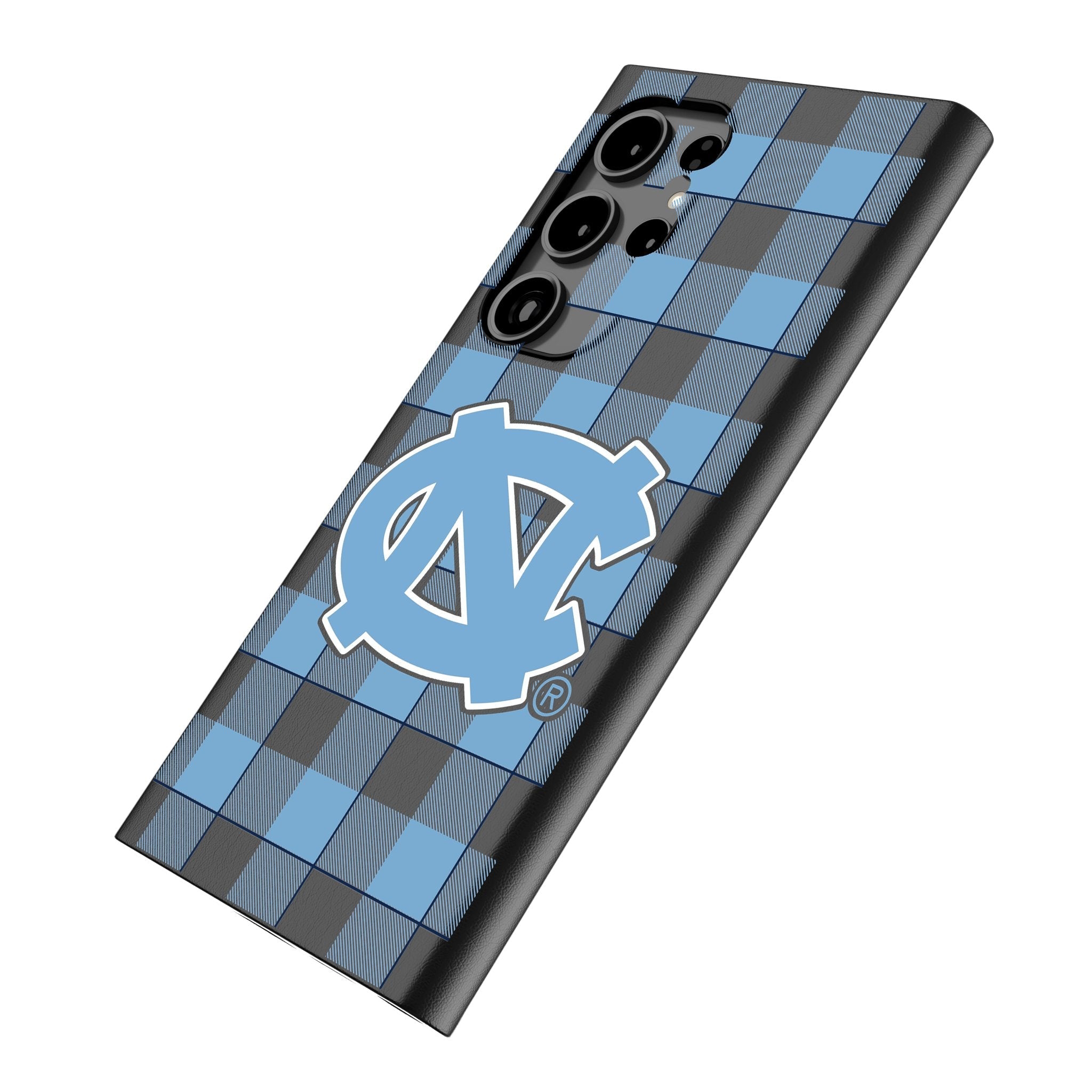 University of North Carolina Tar Heels Plaid MagSafe Compatible Phone Case for Samsung Galaxy 2