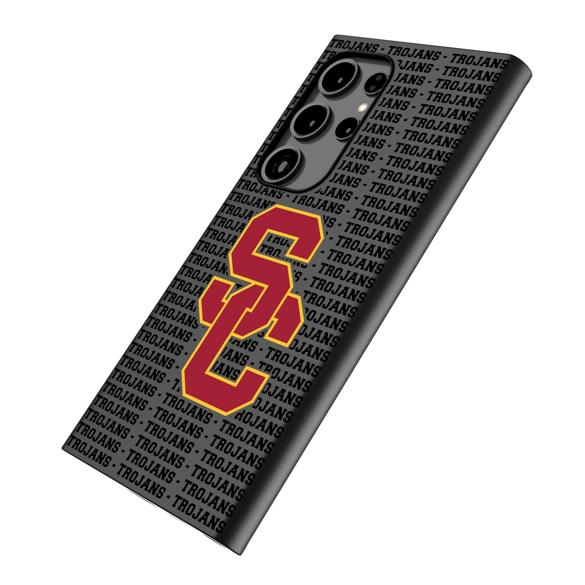University of Southern California Trojans Text Backdrop MagSafe Compatible Phone Case for Samsung Galaxy