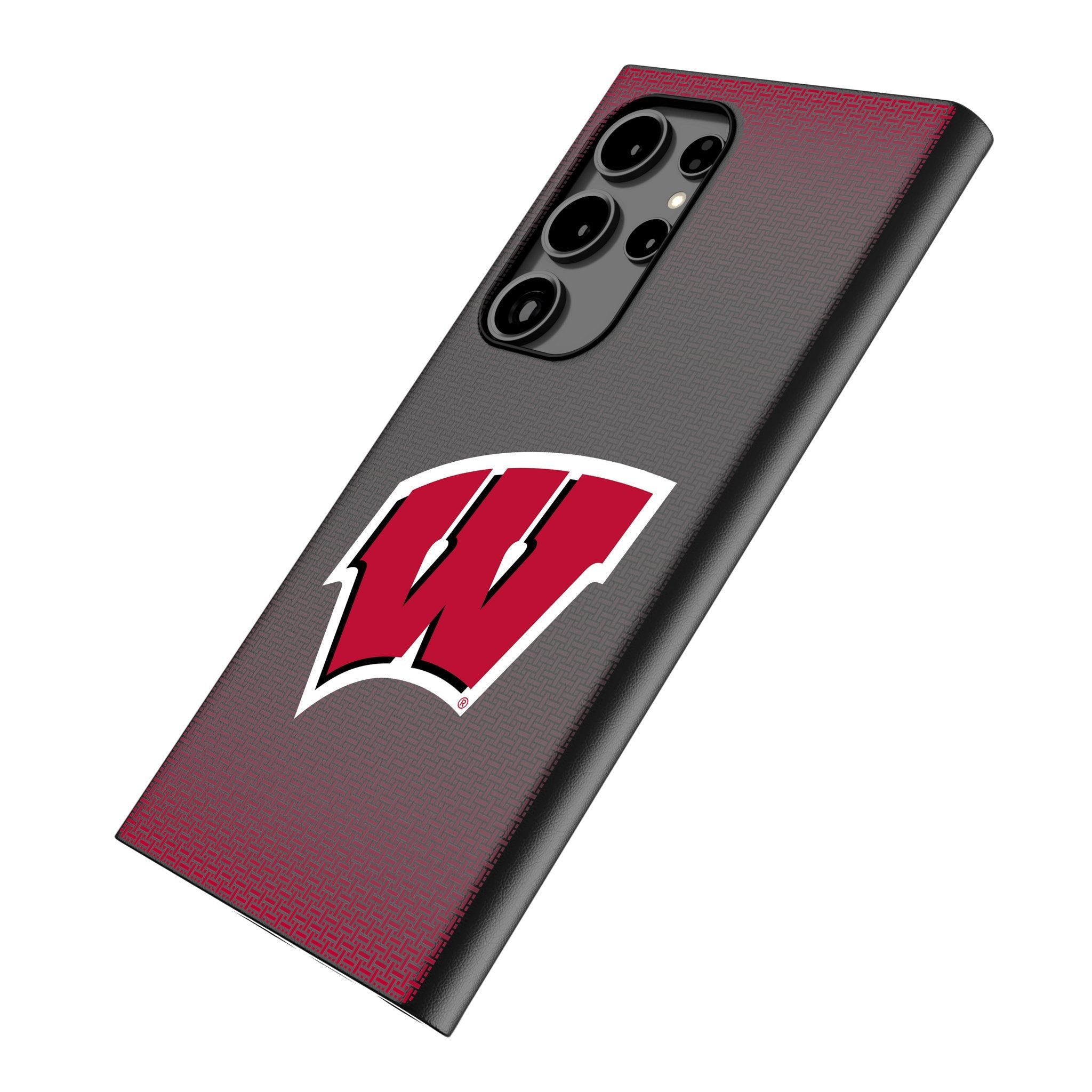 University of Wisconsin Badgers Linen MagSafe Compatible Phone Case for Samsung Galaxy