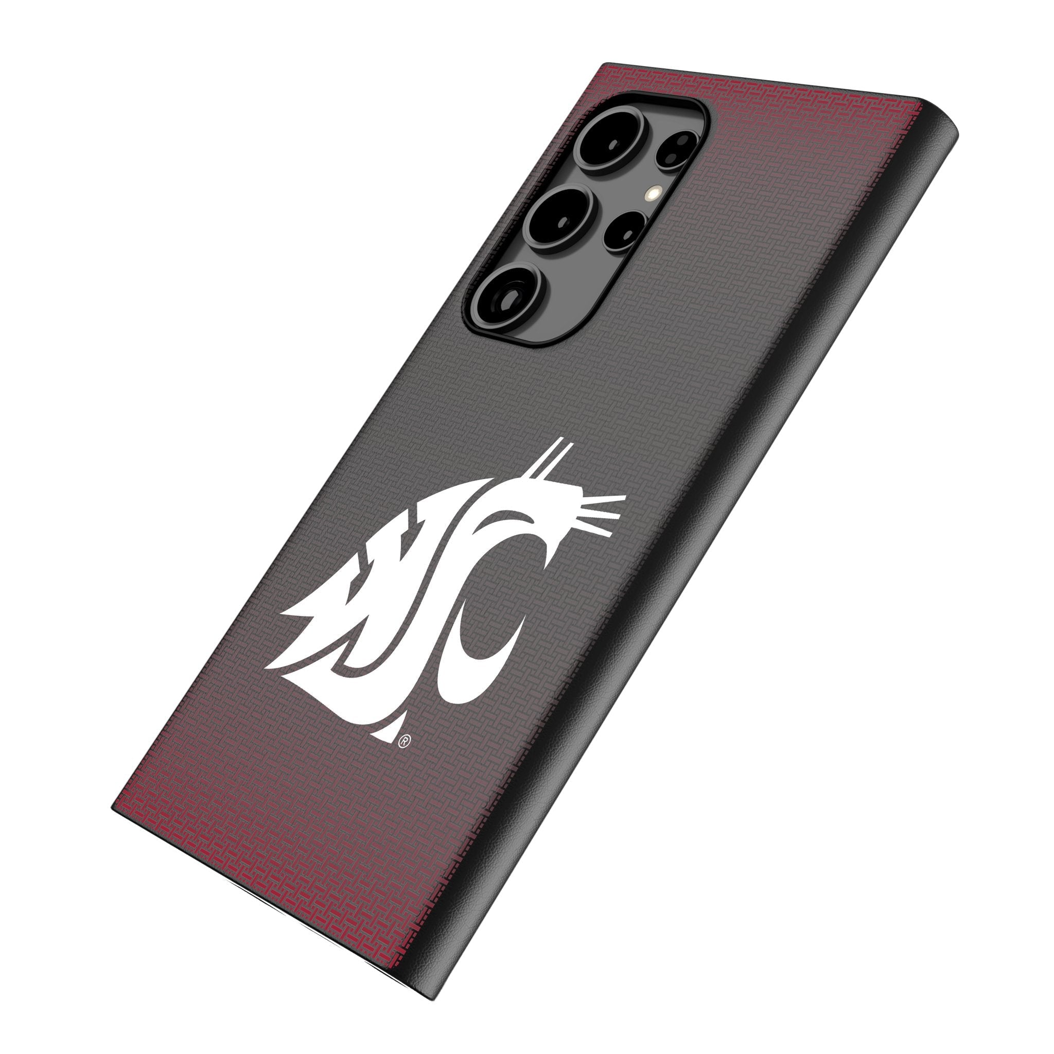 Washington State University Cougars Linen MagSafe Compatible Phone Case for Samsung Galaxy