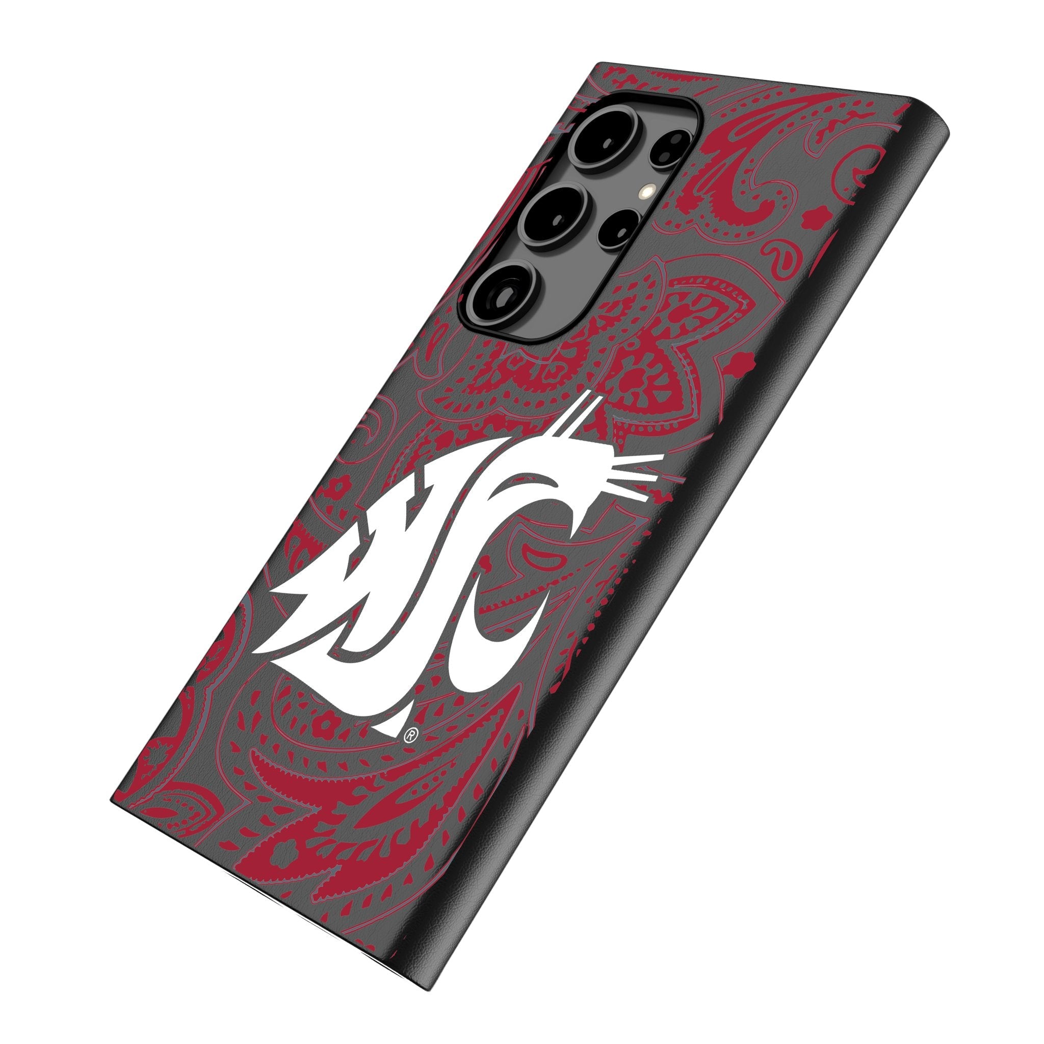Washington State University Cougars Paisley MagSafe Compatible Phone Case for Samsung Galaxy 2