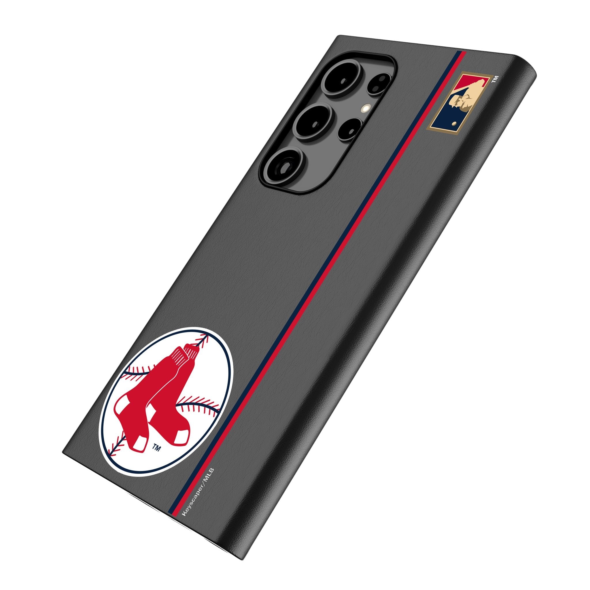 Boston Red Sox 1970-1975 - Cooperstown Collection Sidebar MagSafe Compatible Phone Case for Samsung Galaxy
