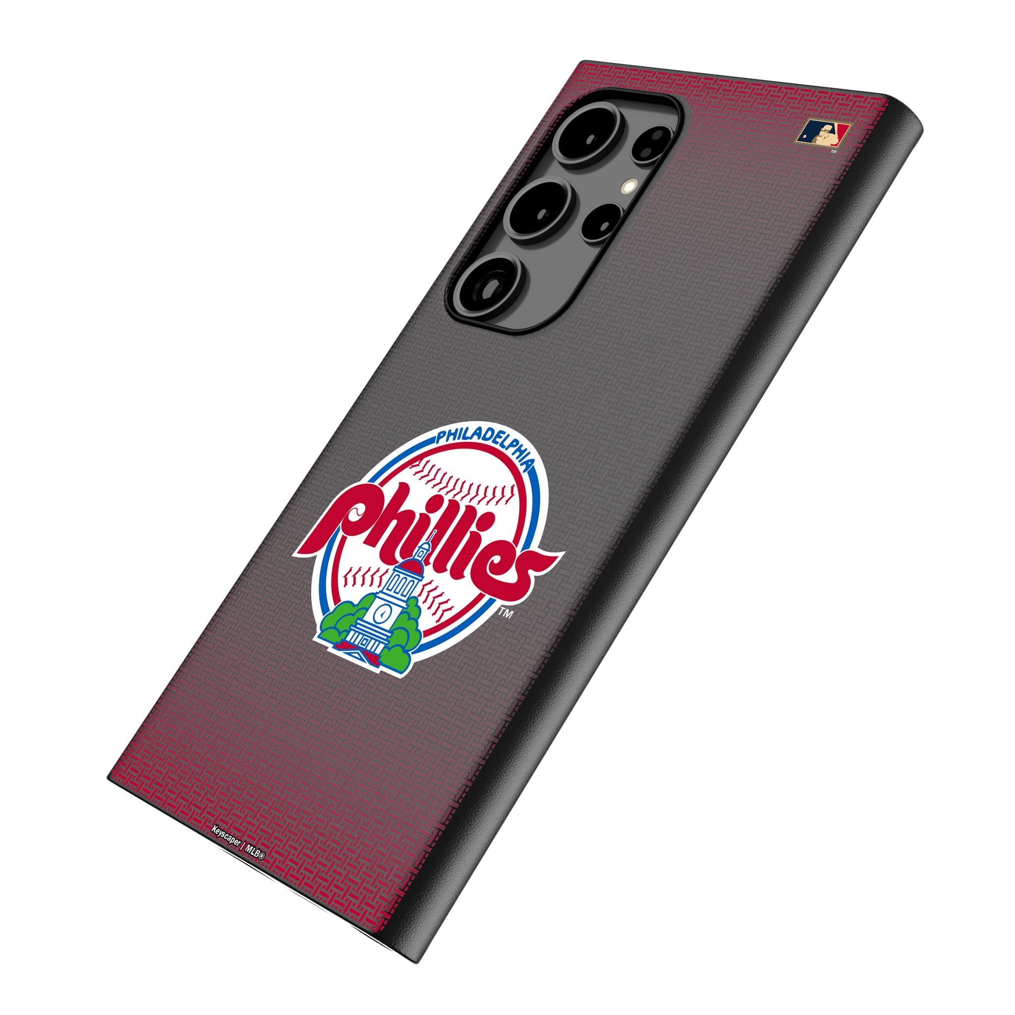 Philadelphia Phillies 1984-1991 - Cooperstown Collection Linen MagSafe Compatible Phone Case for Samsung Galaxy