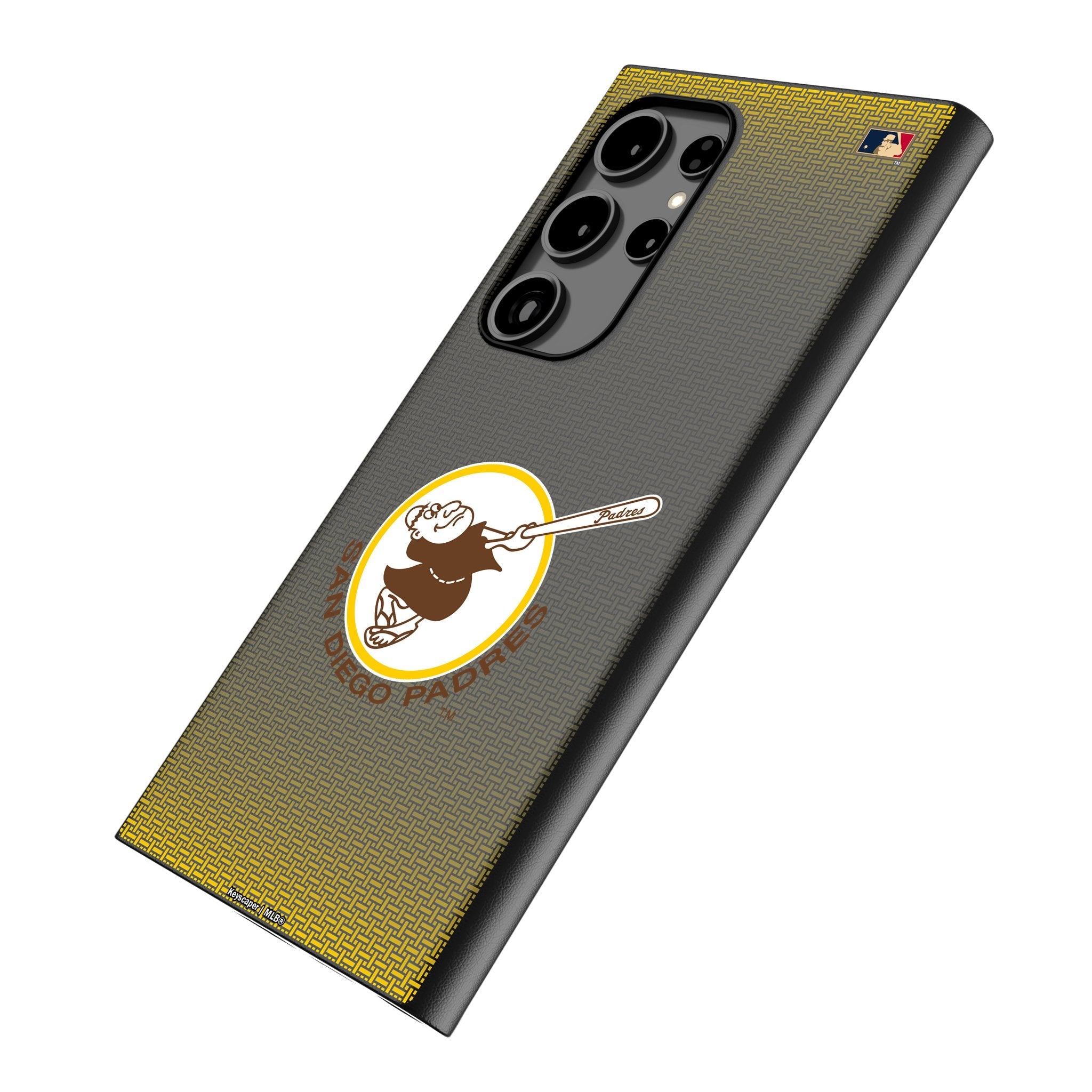 San Diego Padres 1969-1984 - Cooperstown Collection Linen MagSafe Compatible Phone Case for Samsung Galaxy