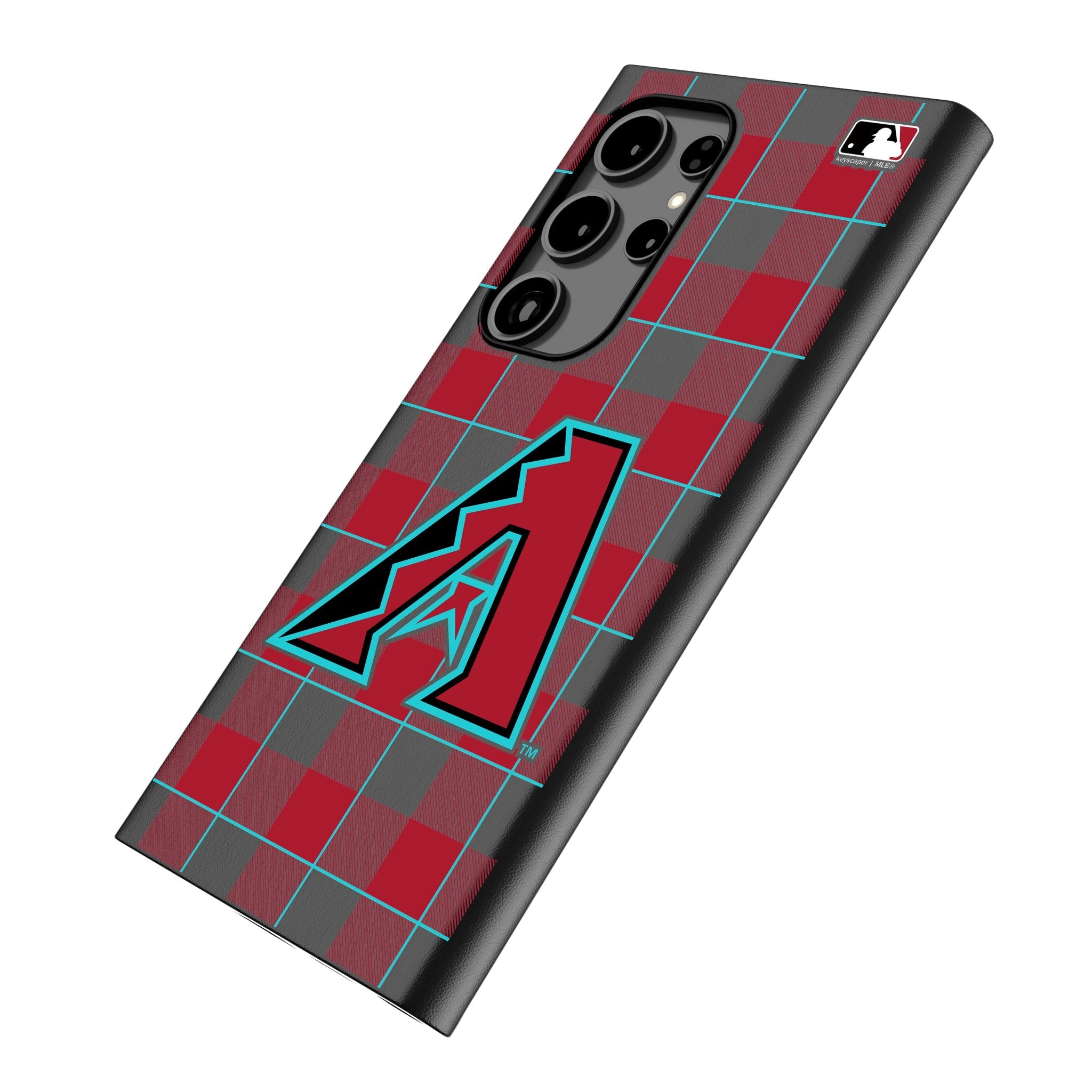 Arizona Diamondbacks Plaid MagSafe Compatible Phone Case for Samsung Galaxy 2