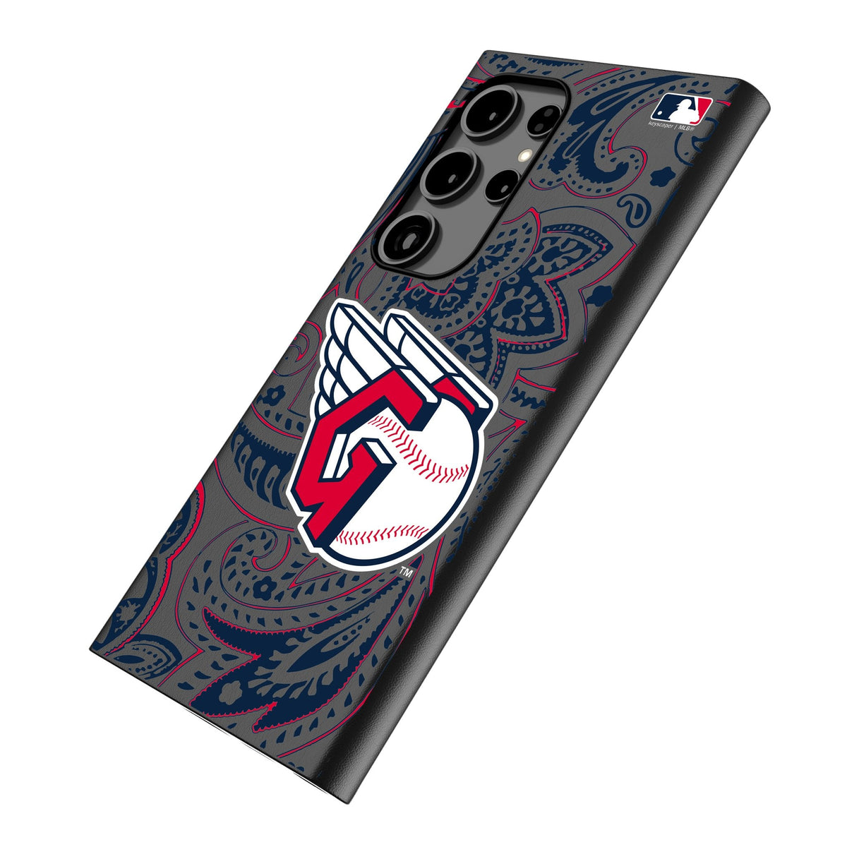 Cleveland Guardians Paisley MagSafe Compatible Phone Case for Samsung Galaxy 2