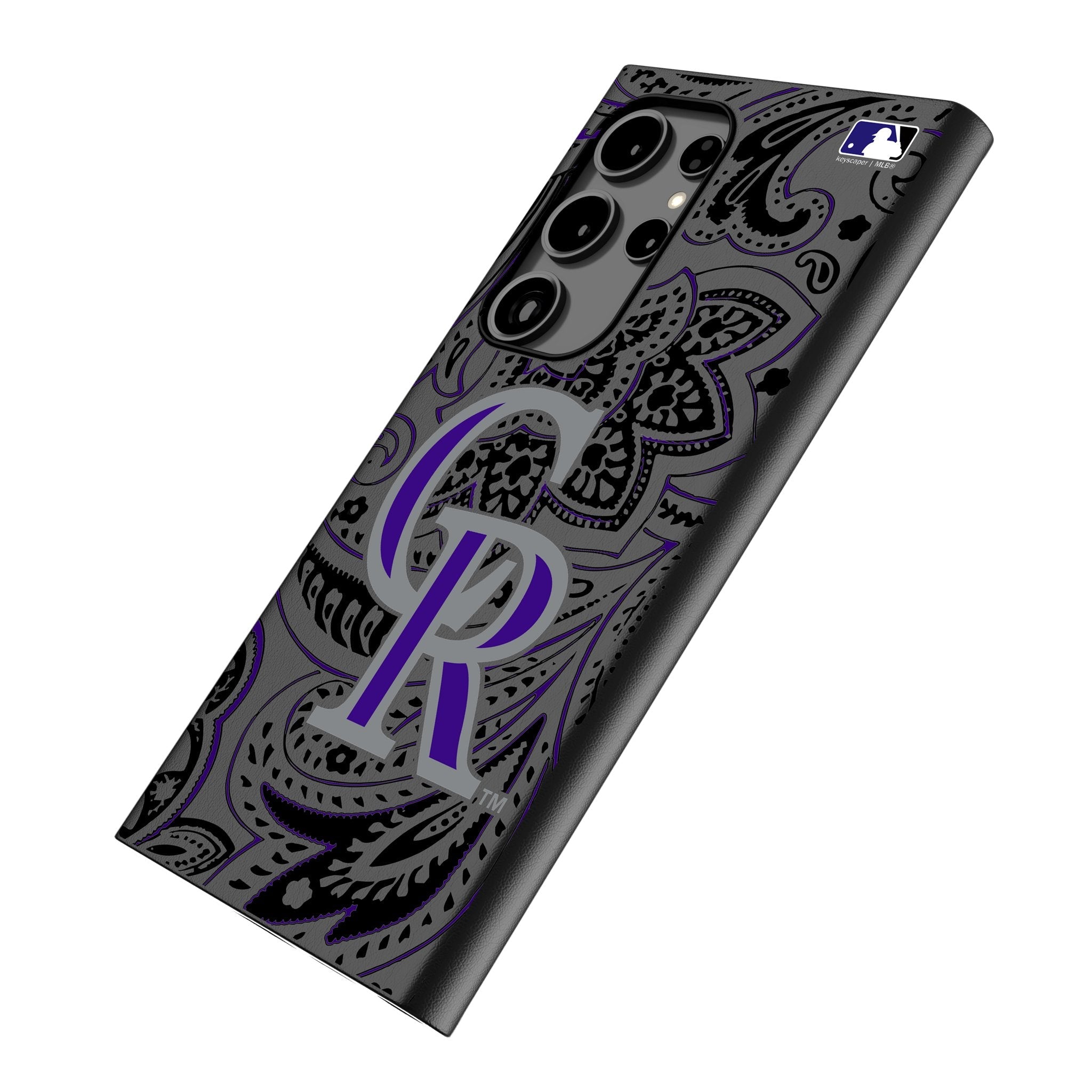 Colorado Rockies Paisley MagSafe Compatible Phone Case for Samsung Galaxy
