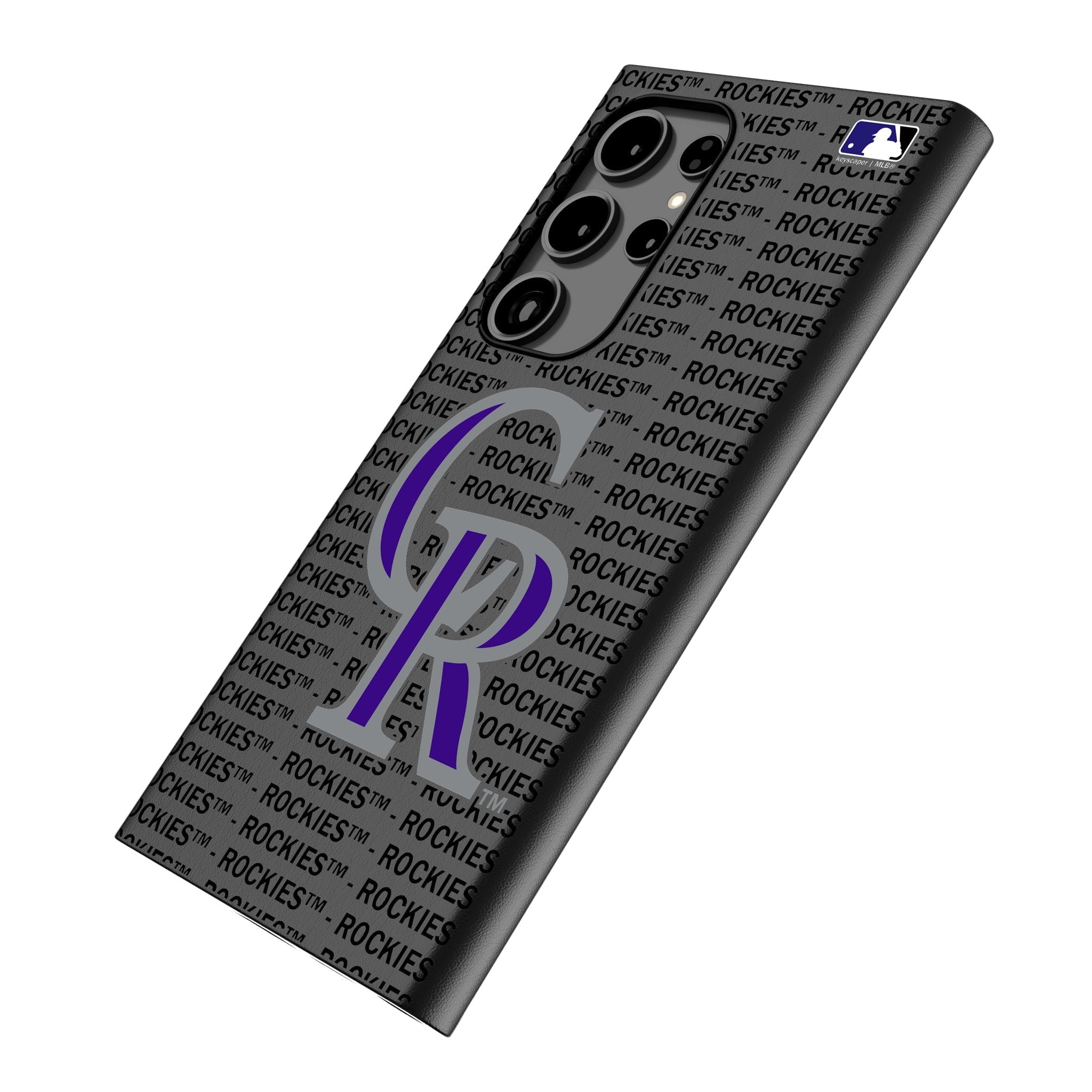 Colorado Rockies Text Backdrop MagSafe Compatible Phone Case for Samsung Galaxy