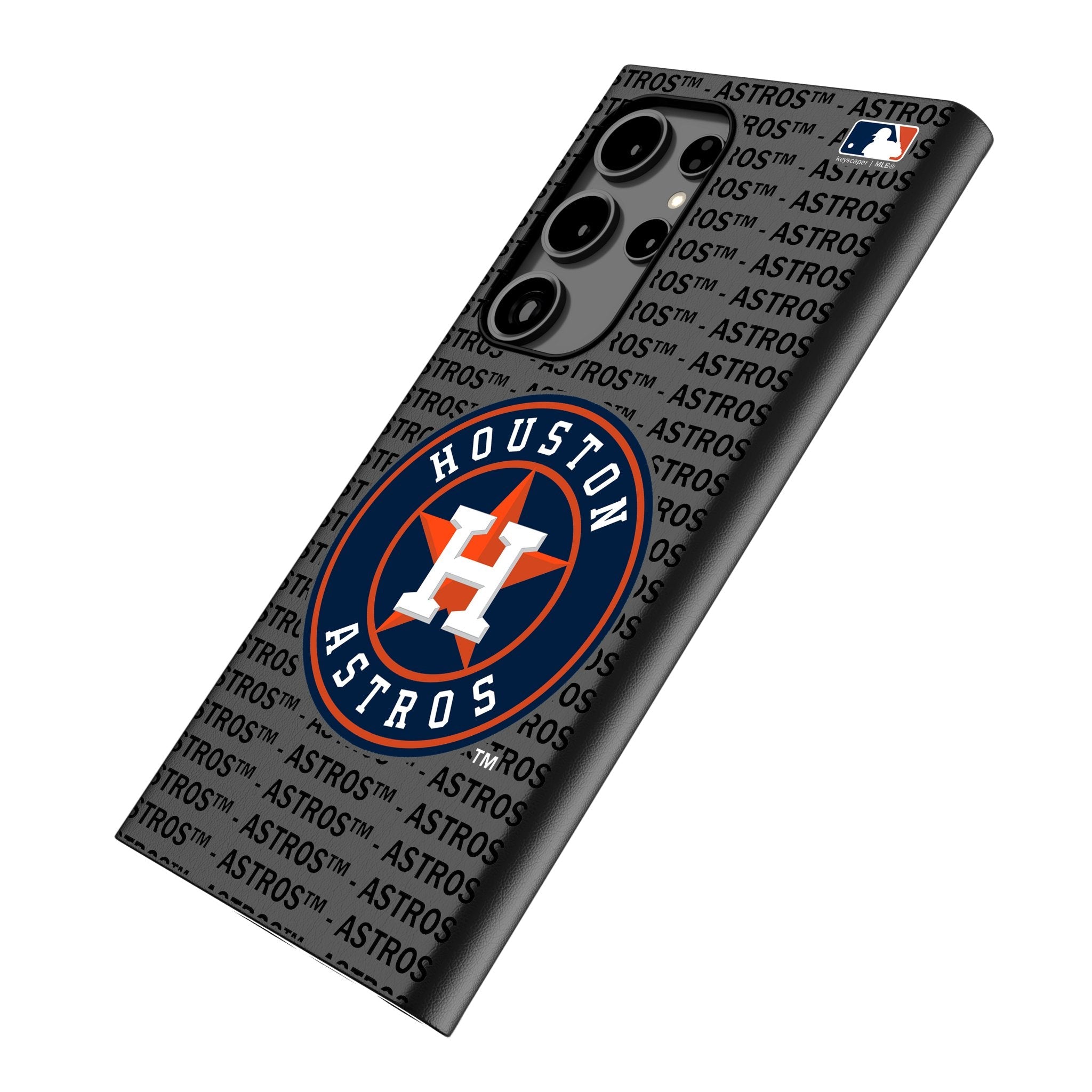 Houston Astros Text Backdrop MagSafe Compatible Phone Case for Samsung Galaxy 2