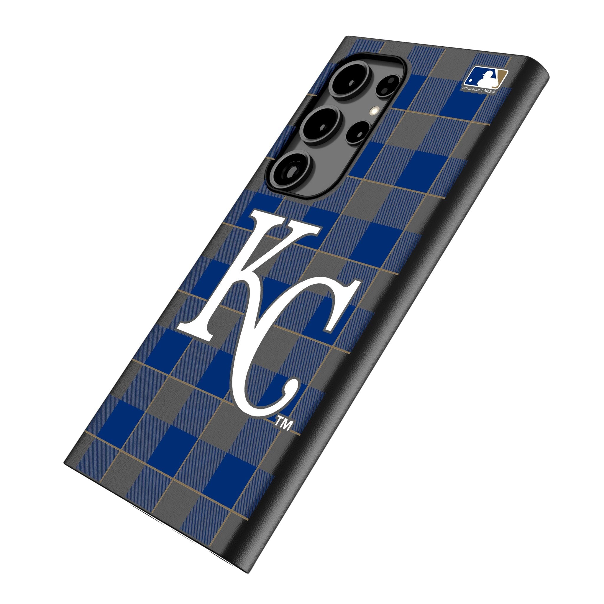 Kansas City Royals Plaid MagSafe Compatible Phone Case for Samsung Galaxy 2