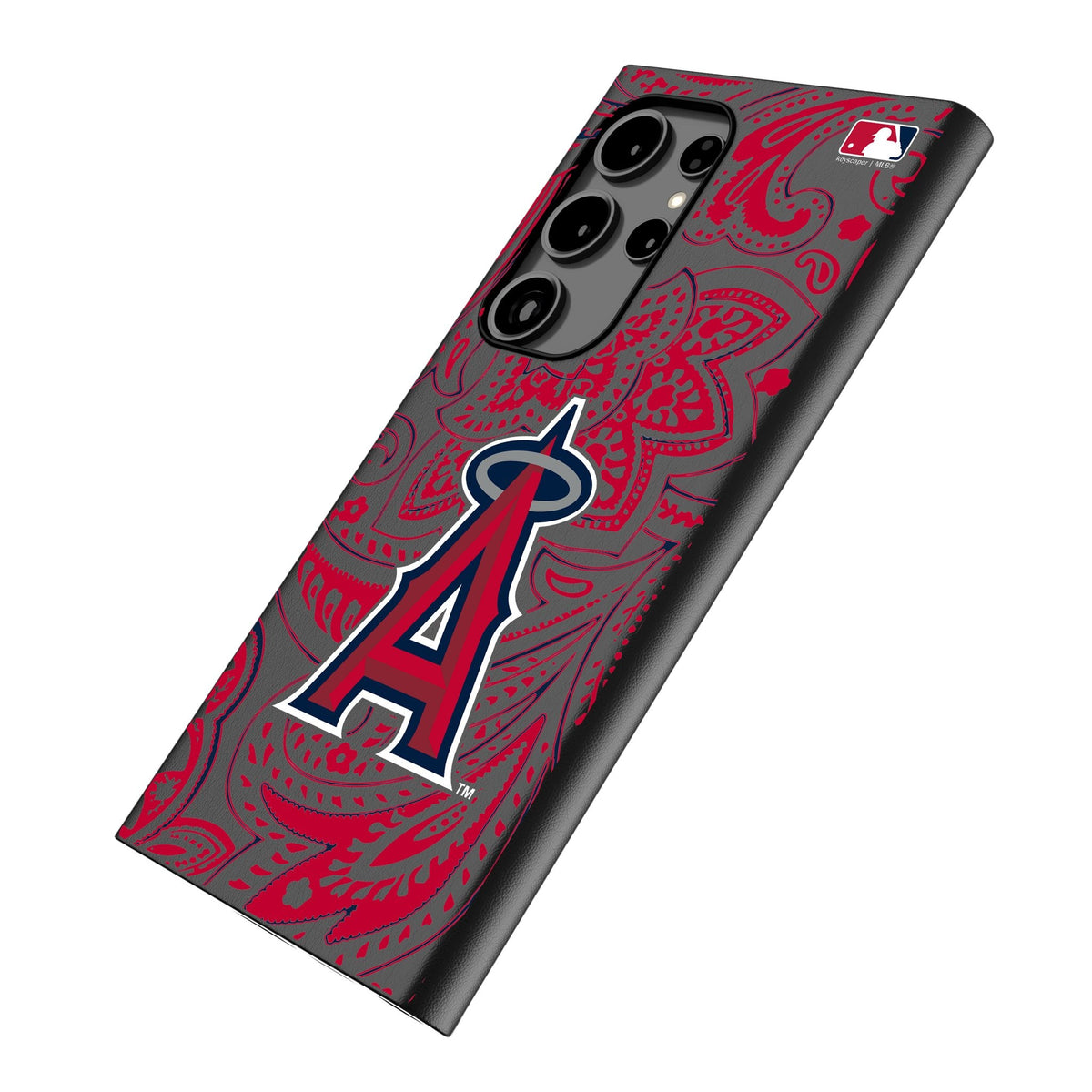 Los Angeles Angels Paisley MagSafe Compatible Phone Case for Samsung Galaxy