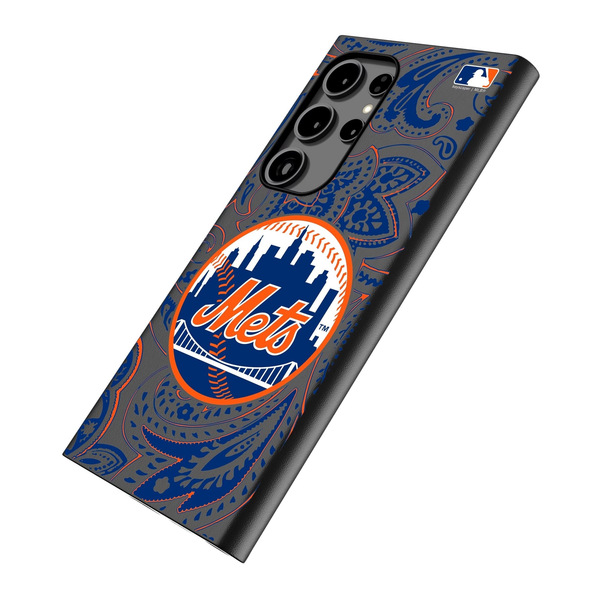 New York Mets Paisley MagSafe Compatible Phone Case for Samsung Galaxy 2