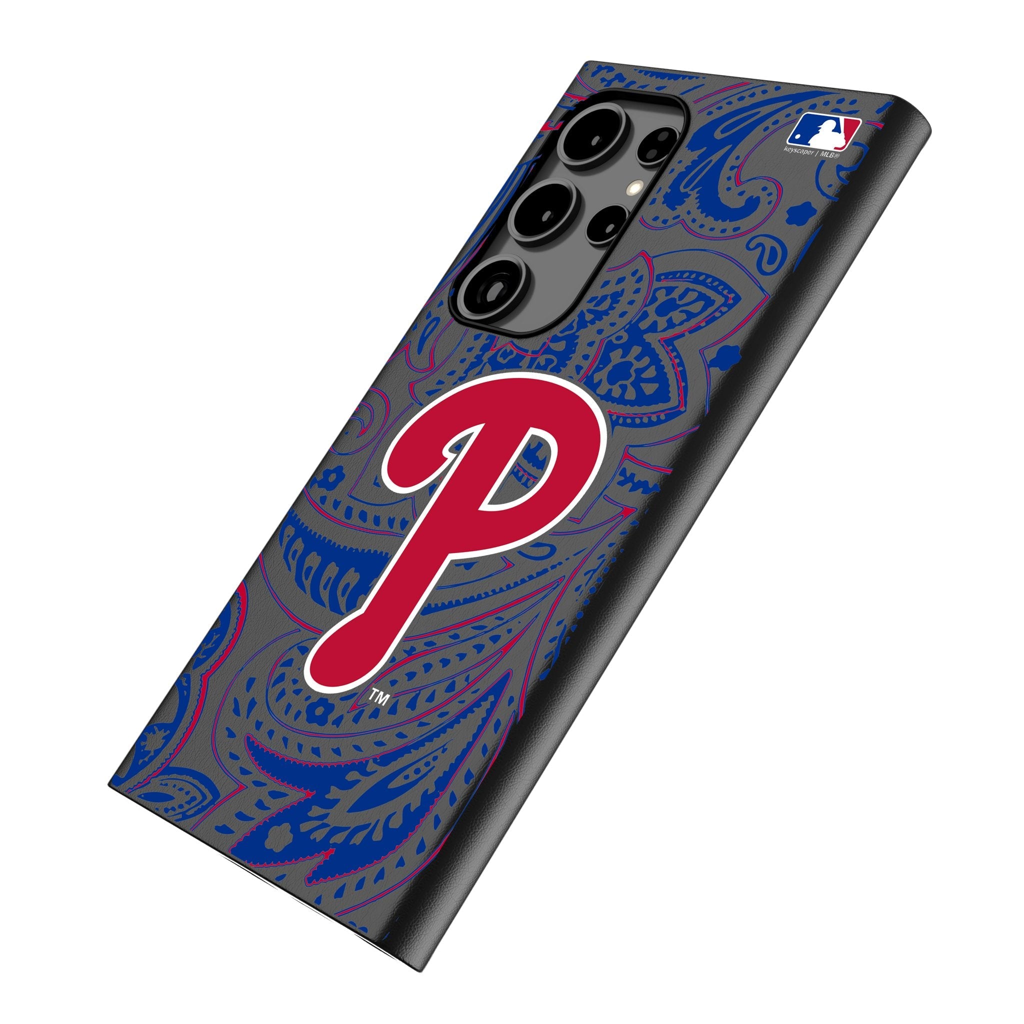 Philadelphia Phillies Paisley MagSafe Compatible Phone Case for Samsung Galaxy